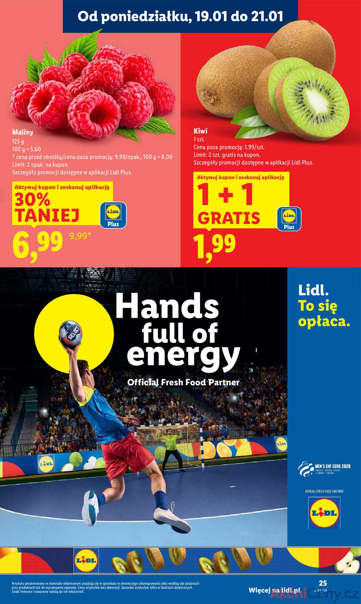 Leták Lidl Polsko 19.1.-21.1.2026 strana 25