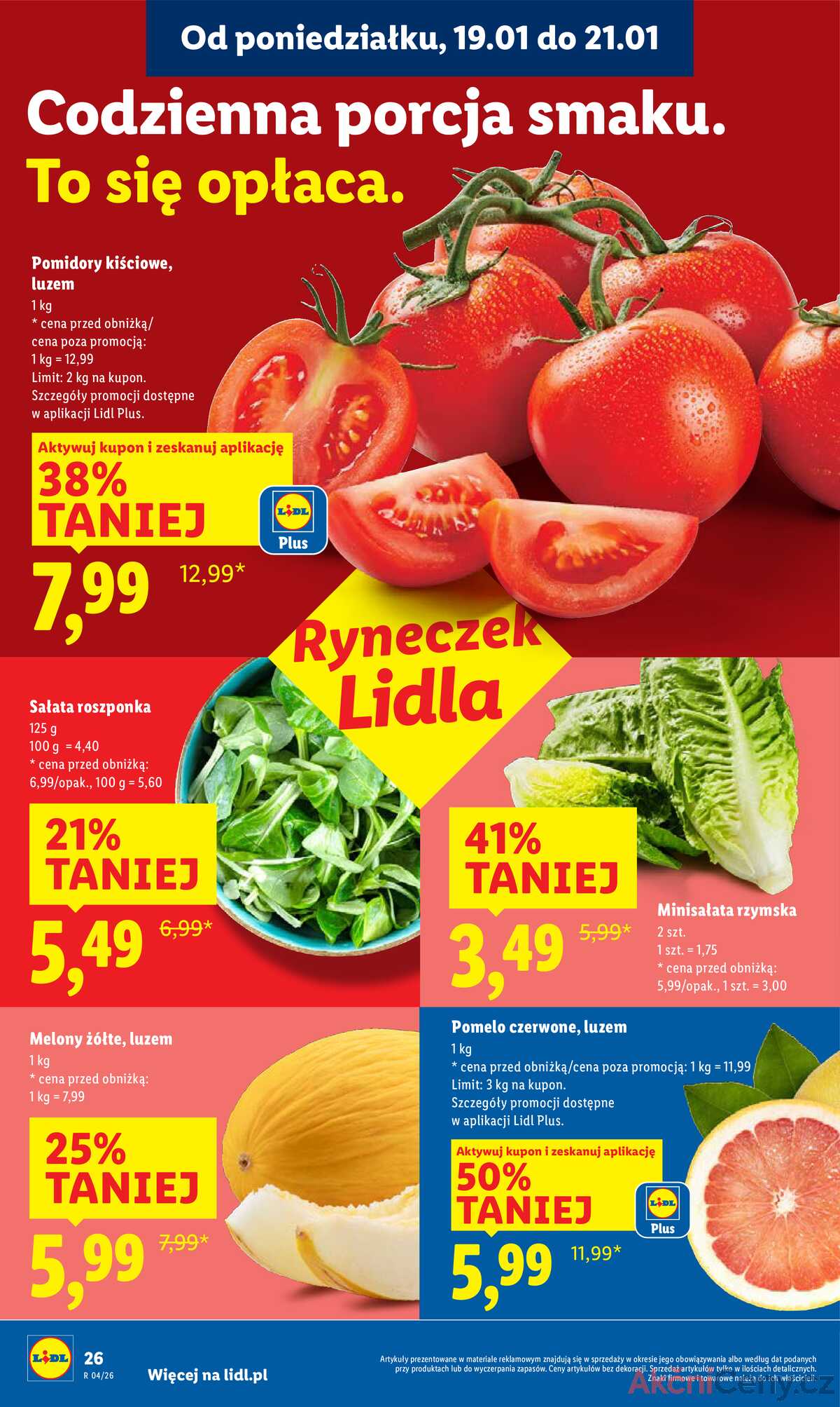 Leták Lidl Polsko 19.1.-21.1.2026 strana 26