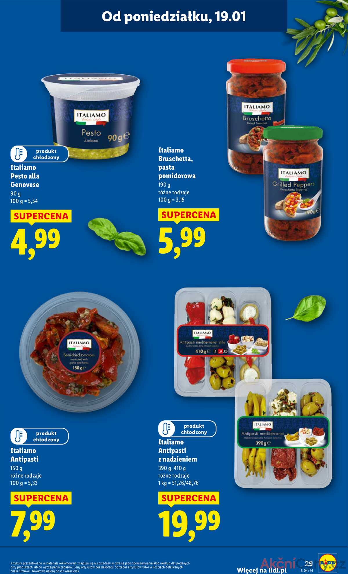 Leták Lidl Polsko 19.1.-21.1.2026 strana 29