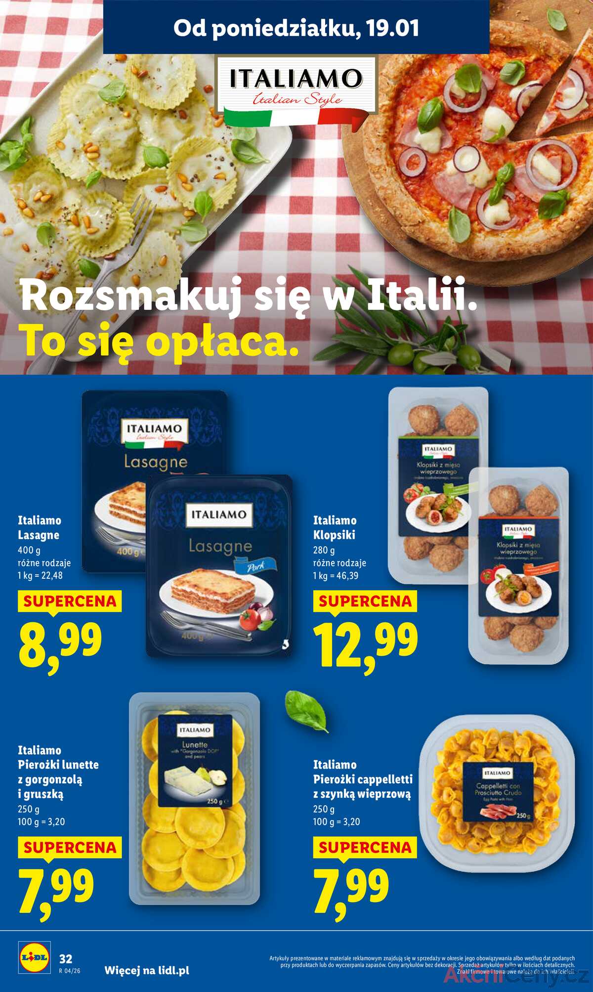 Leták Lidl Polsko 19.1.-21.1.2026 strana 32
