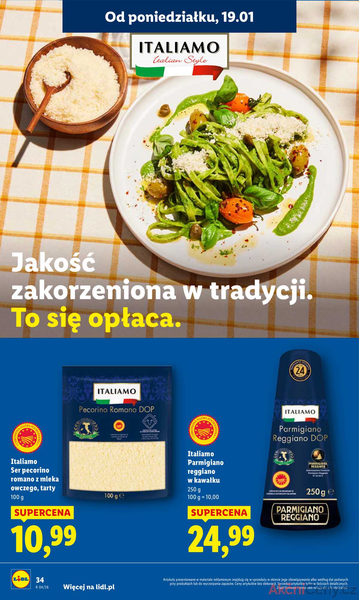 Leták Lidl Polsko 19.1.-21.1.2026 strana 34