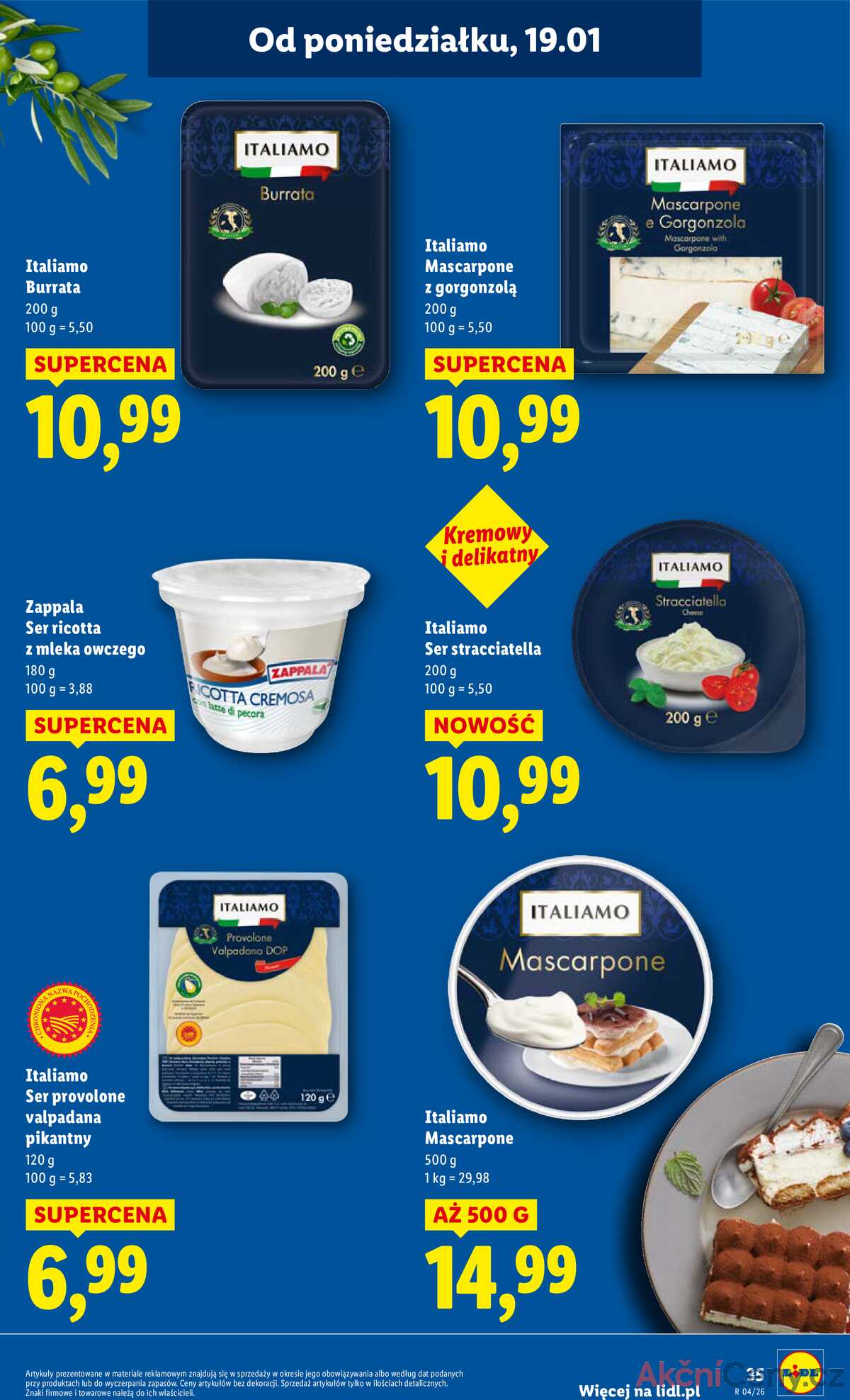 Leták Lidl Polsko 19.1.-21.1.2026 strana 35