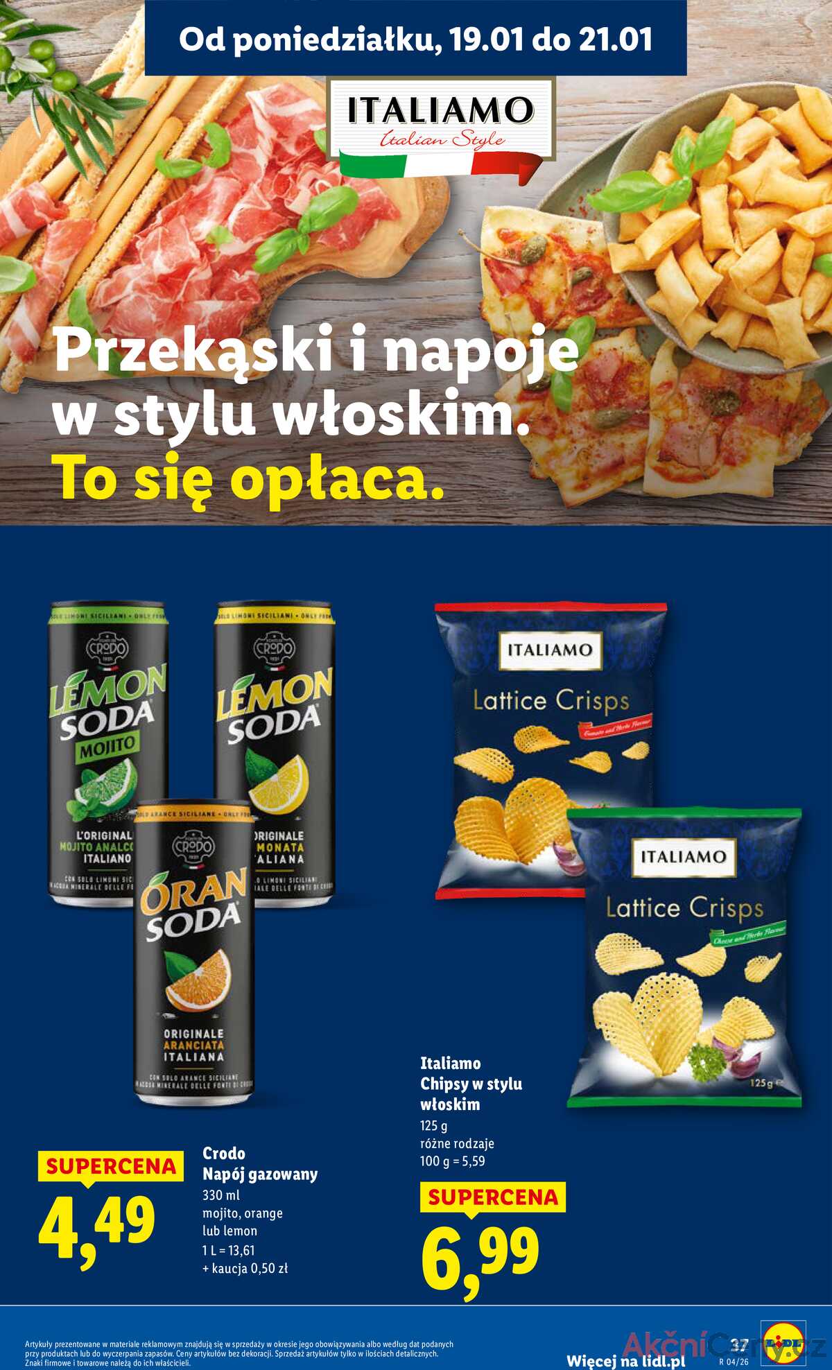 Leták Lidl Polsko 19.1.-21.1.2026 strana 37