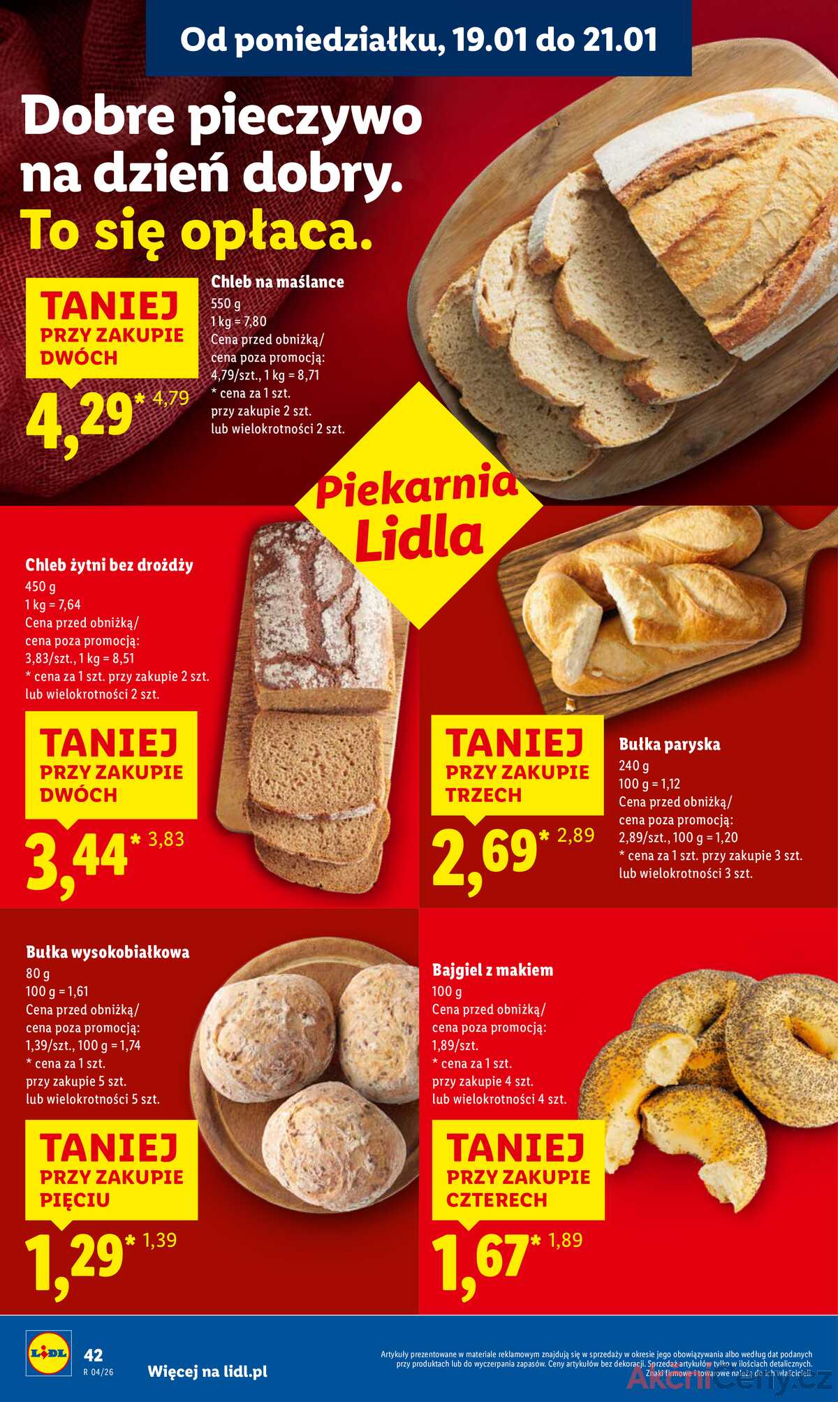 Leták Lidl Polsko 19.1.-21.1.2026 strana 42