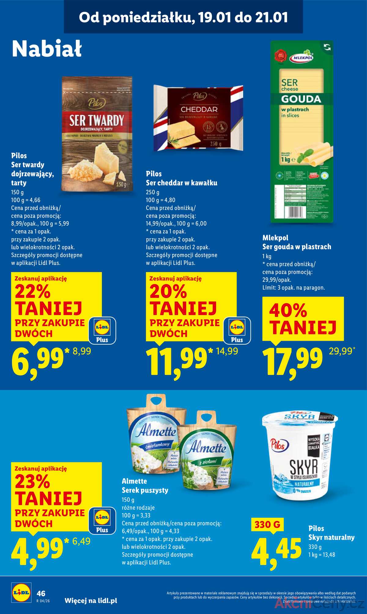 Leták Lidl Polsko 19.1.-21.1.2026 strana 46