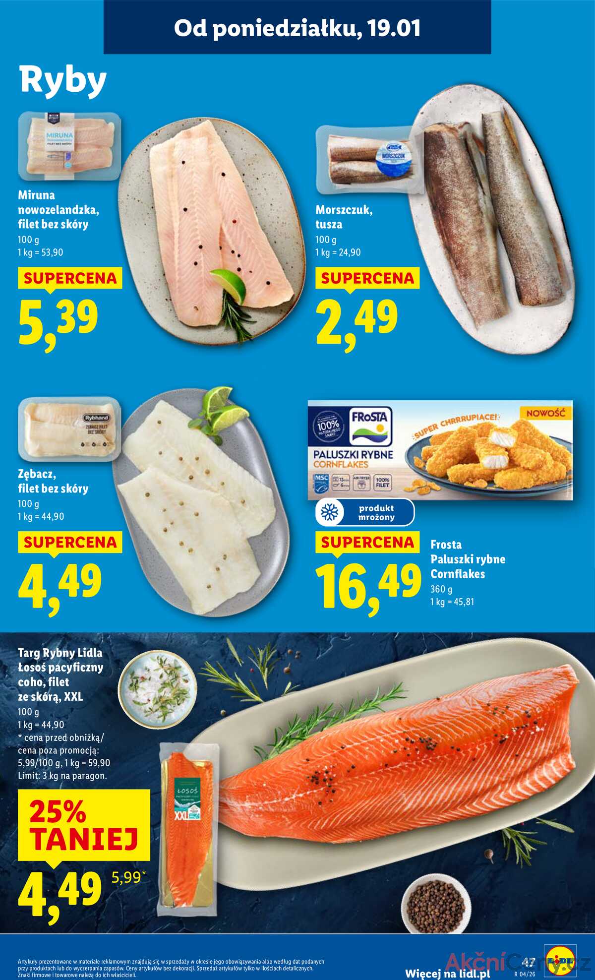 Leták Lidl Polsko 19.1.-21.1.2026 strana 47