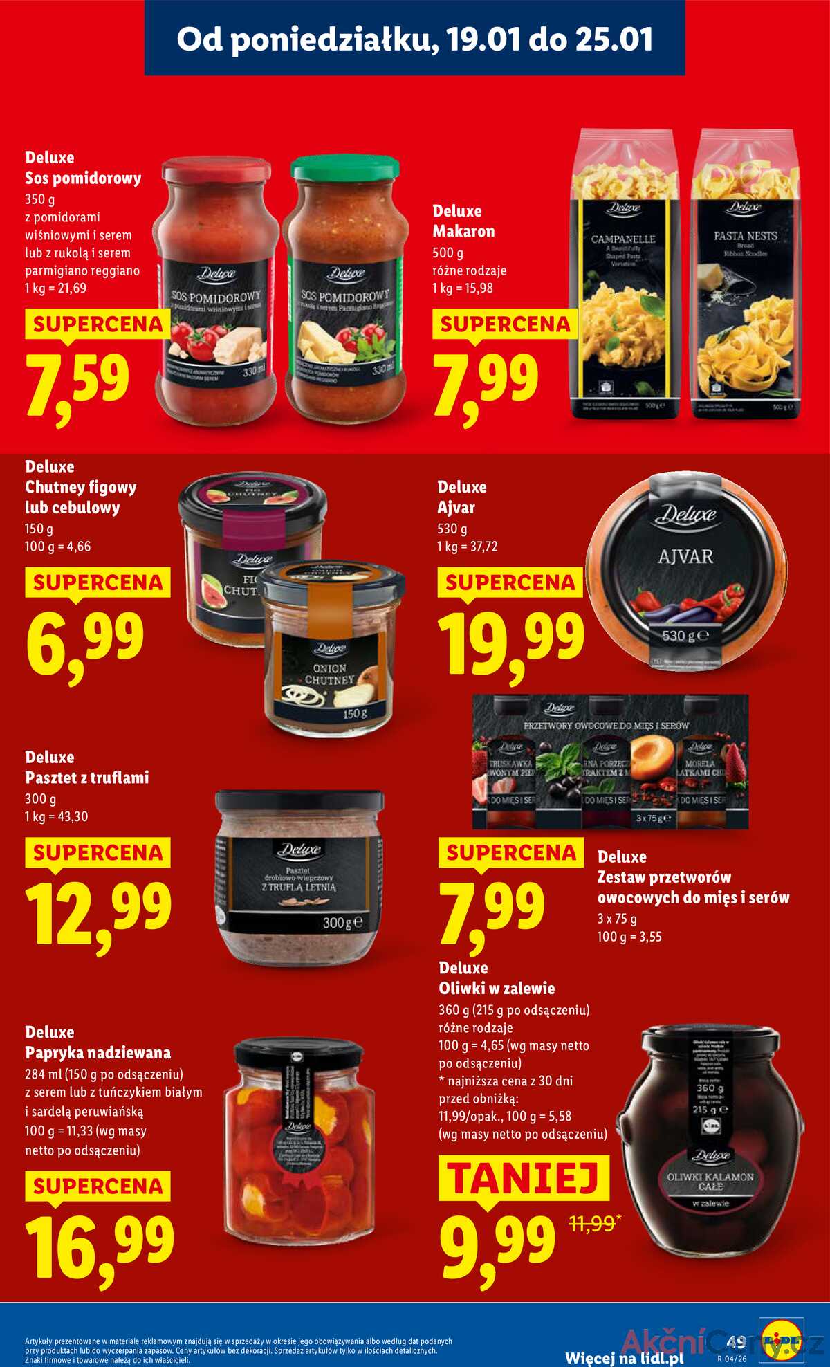 Leták Lidl Polsko 19.1.-21.1.2026 strana 49