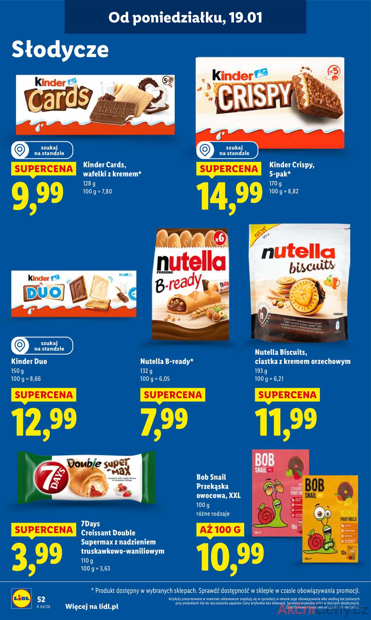 Leták Lidl Polsko 19.1.-21.1.2026 strana 52