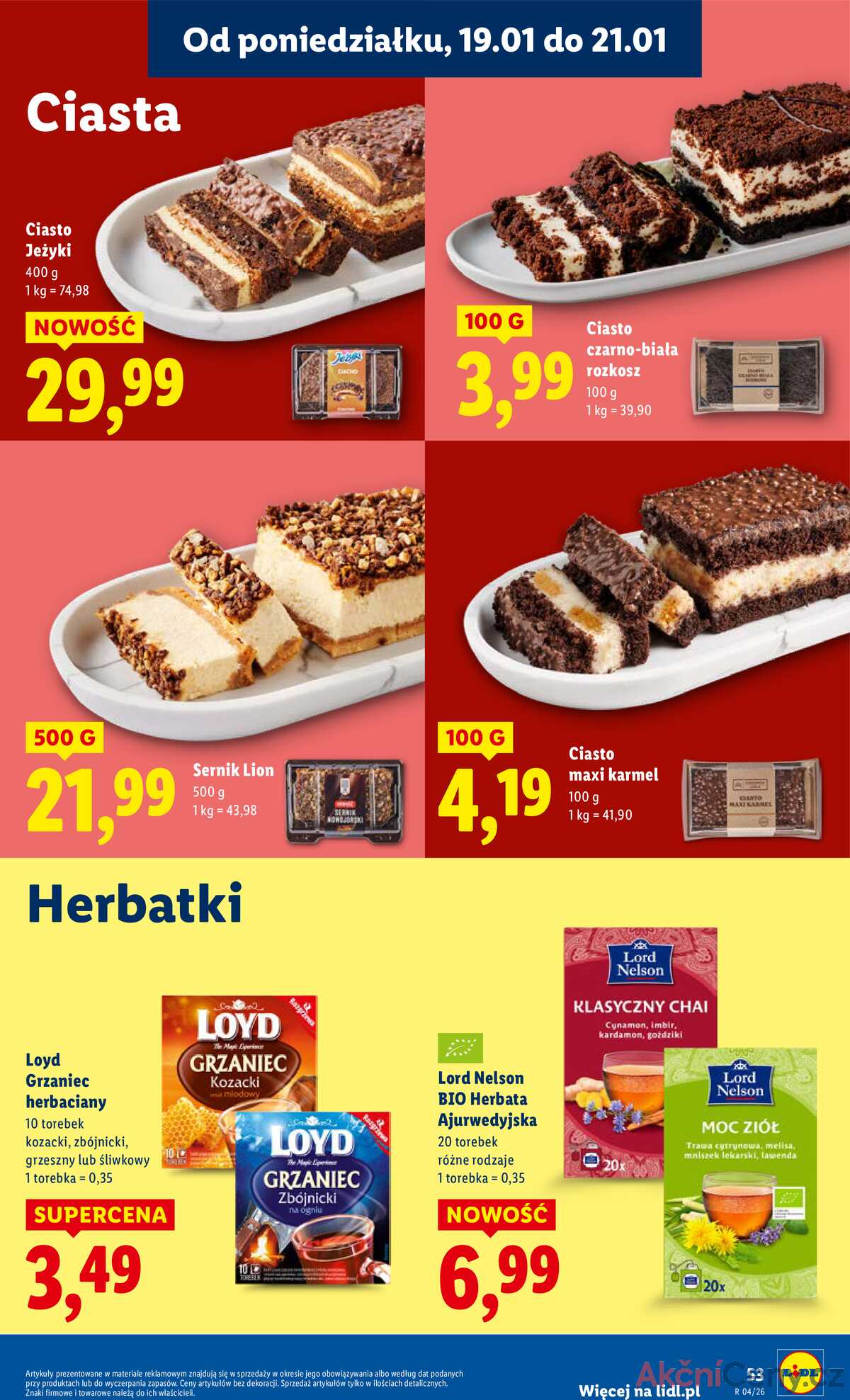 Leták Lidl Polsko 19.1.-21.1.2026 strana 53