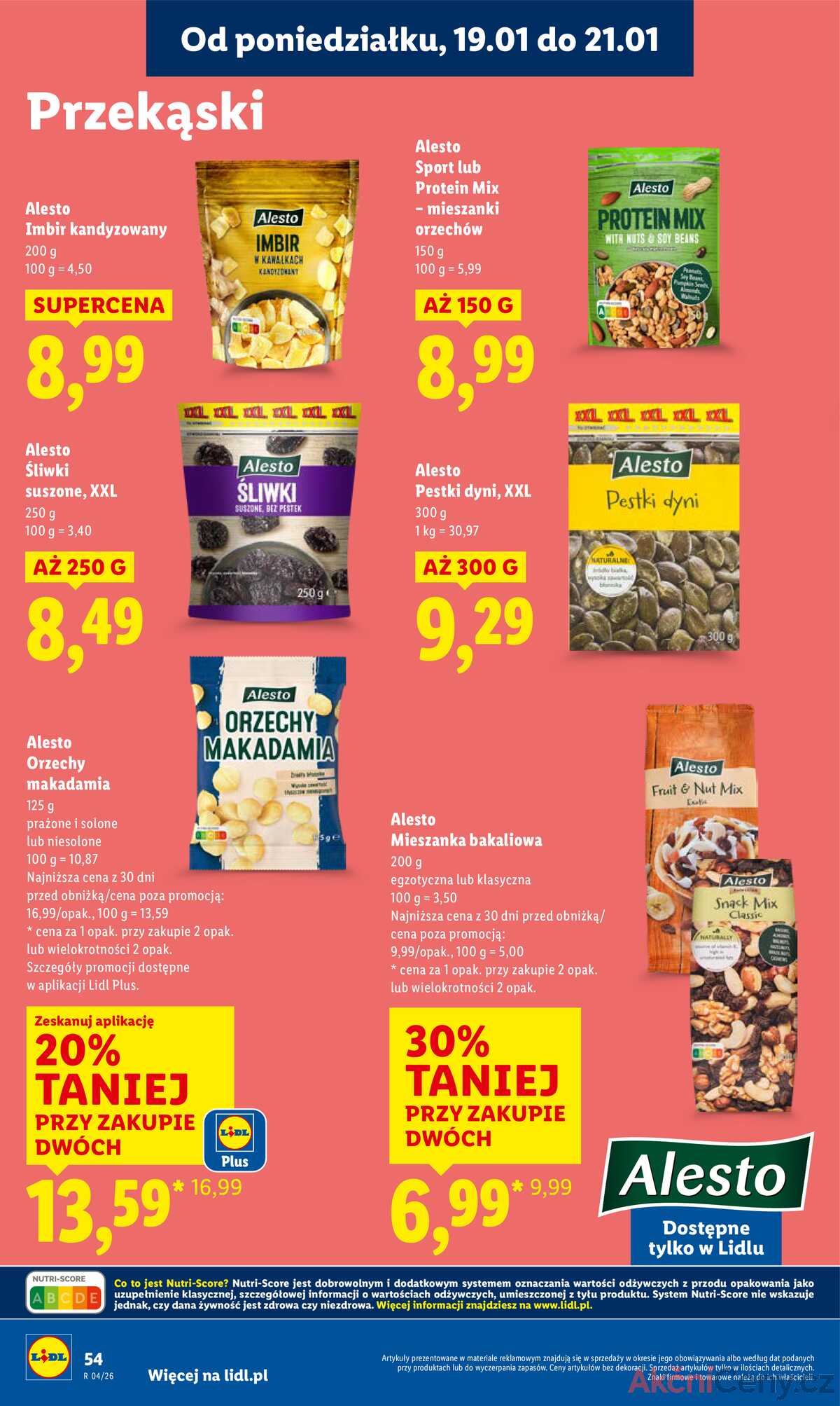 Leták Lidl Polsko 19.1.-21.1.2026 strana 54