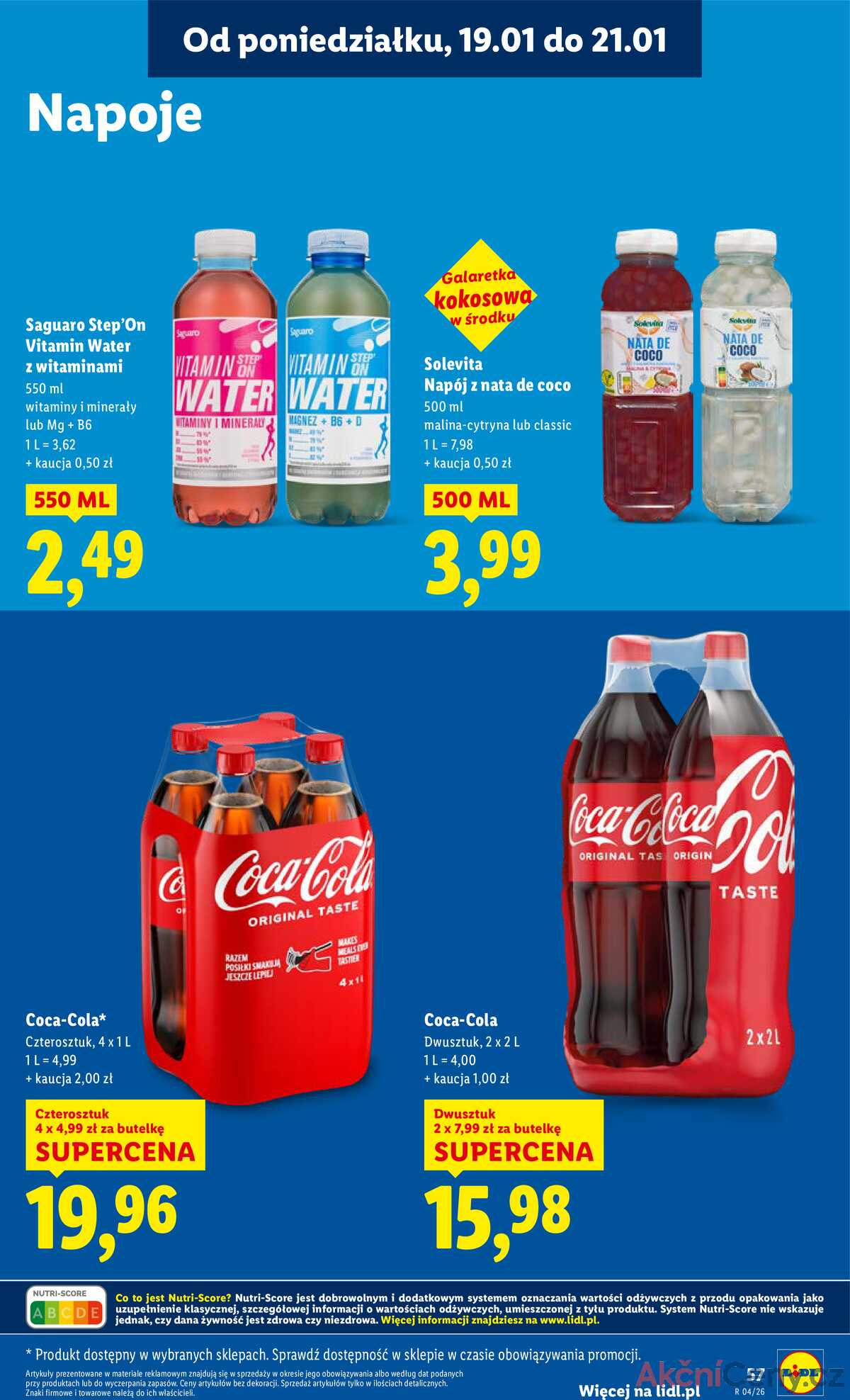 Leták Lidl Polsko 19.1.-21.1.2026 strana 57