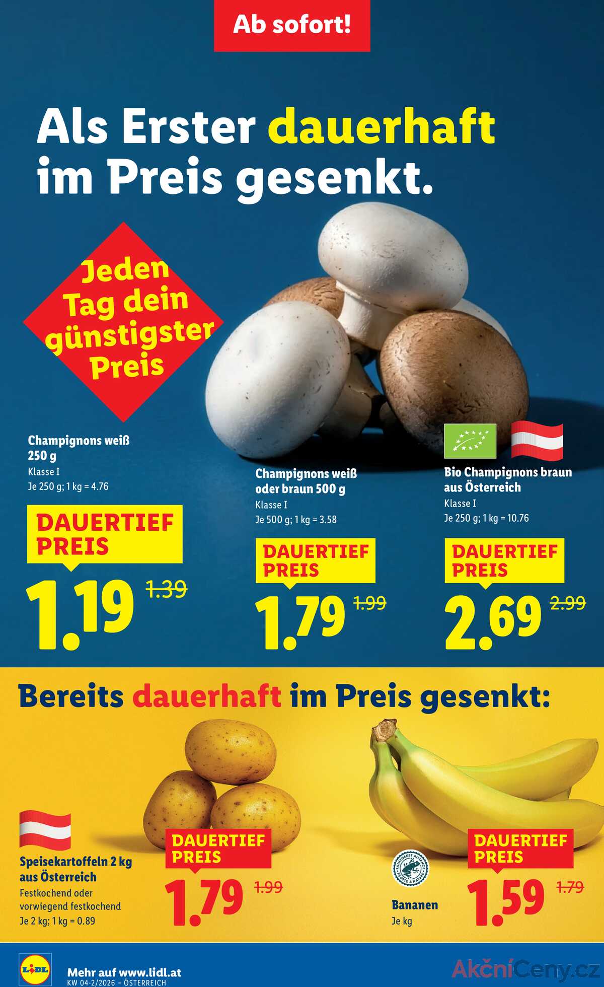 Leták Lidl Rakousko 22.1.-28.1.2026 strana 2