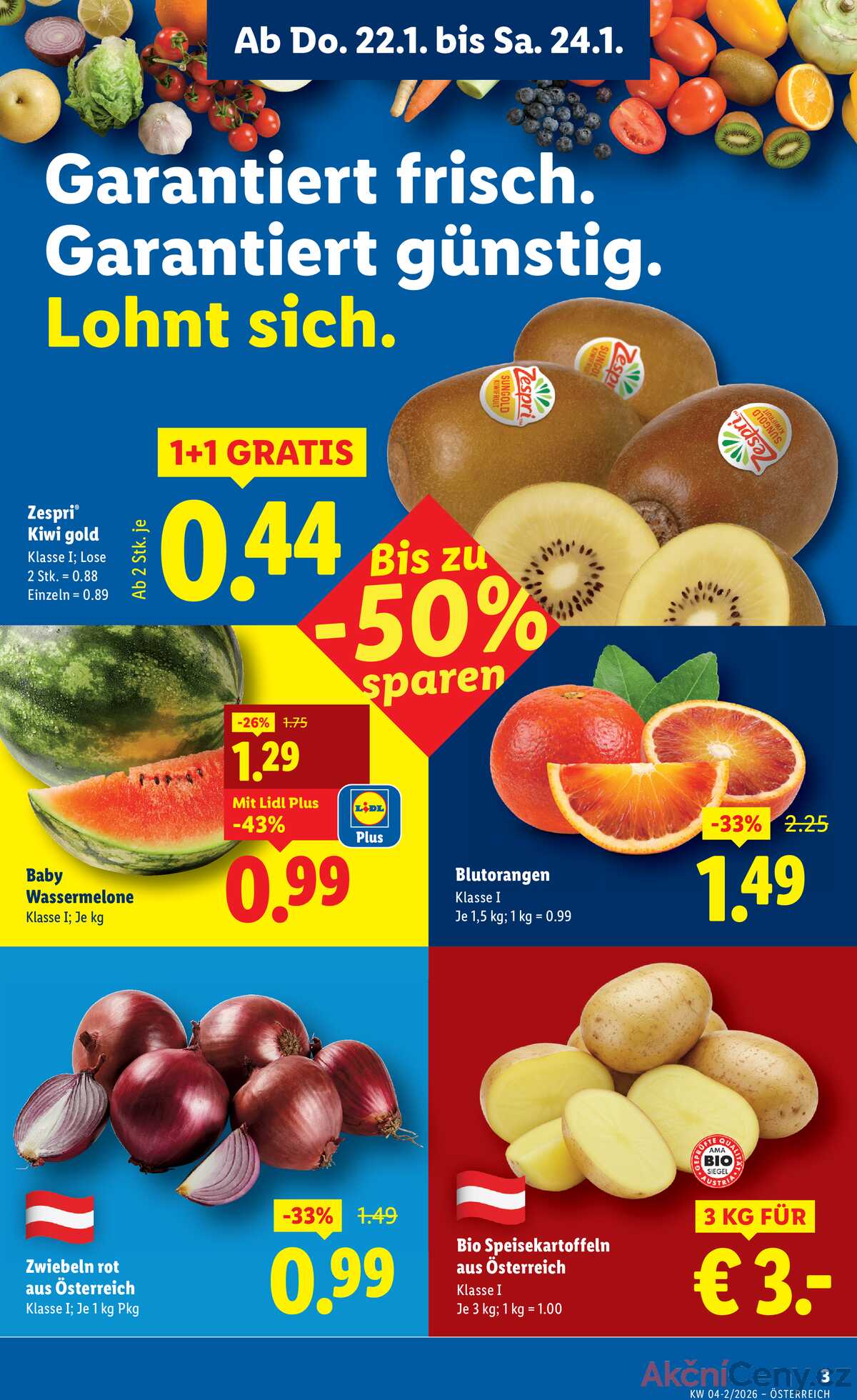 Leták Lidl Rakousko 22.1.-28.1.2026 strana 5