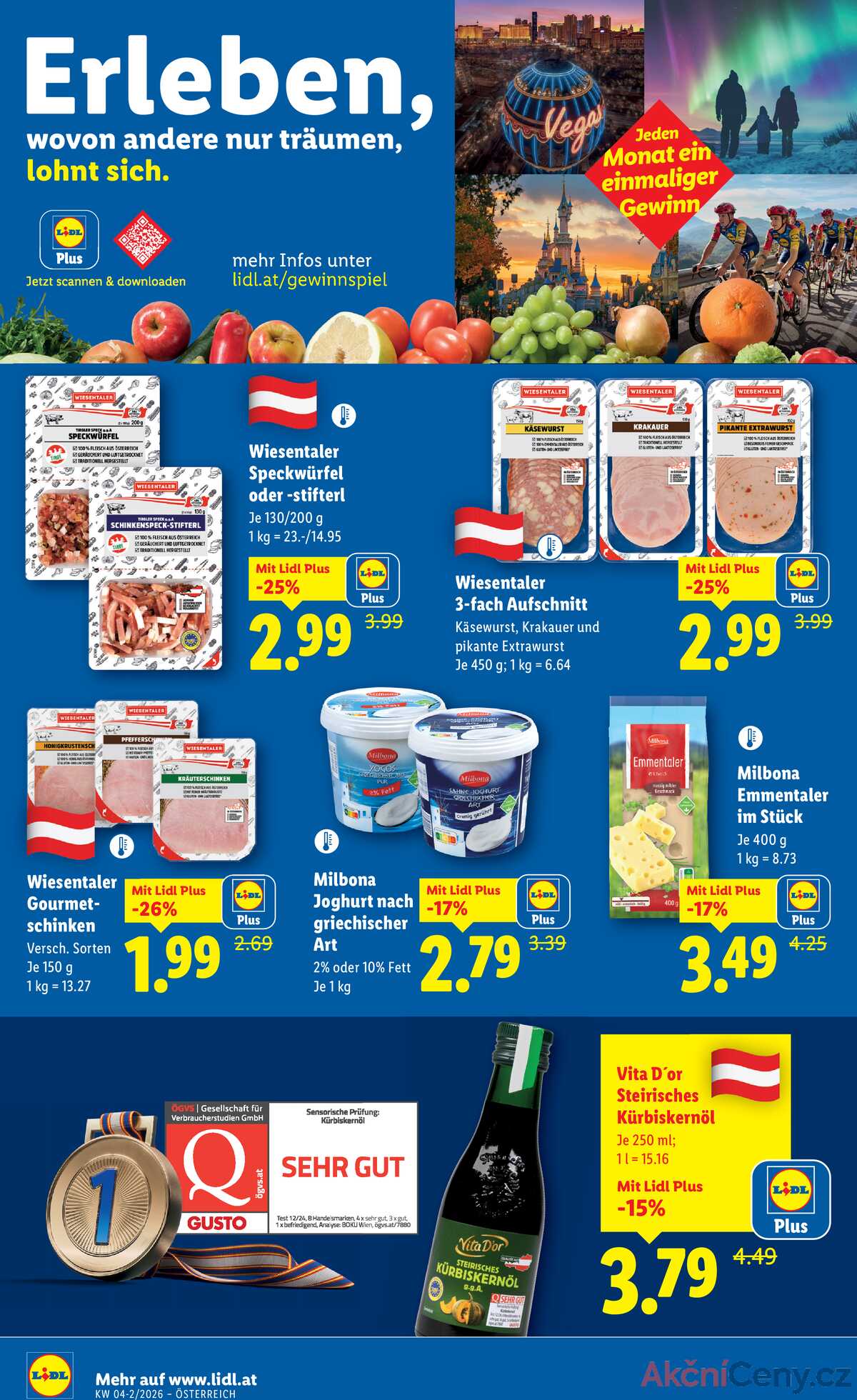 Leták Lidl Rakousko 22.1.-28.1.2026 strana 14