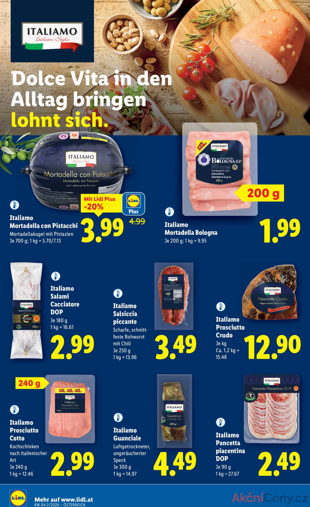 Leták Lidl Rakousko 22.1.-28.1.2026 strana 16