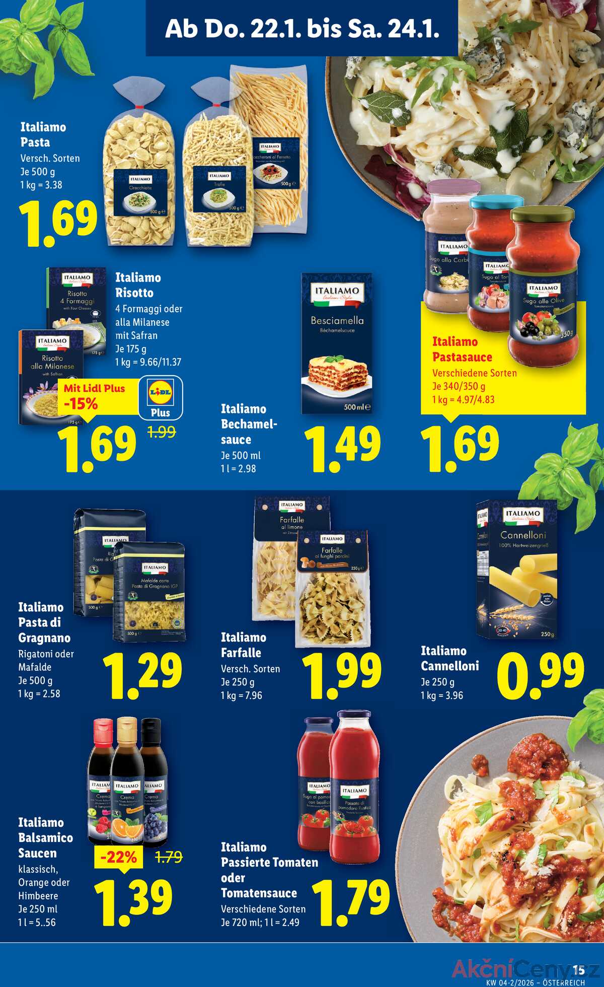 Leták Lidl Rakousko 22.1.-28.1.2026 strana 19