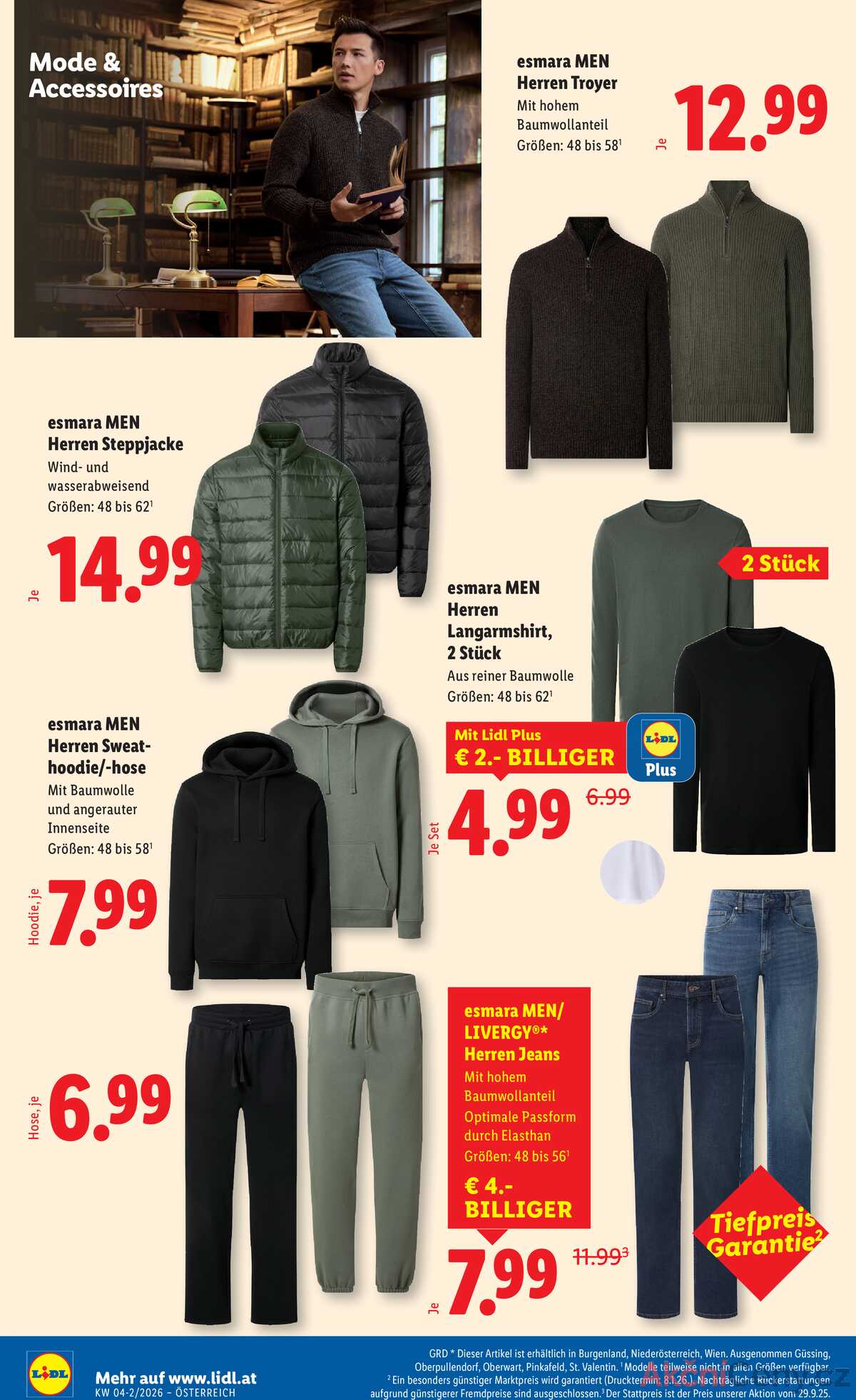 Leták Lidl Rakousko 22.1.-28.1.2026 strana 28