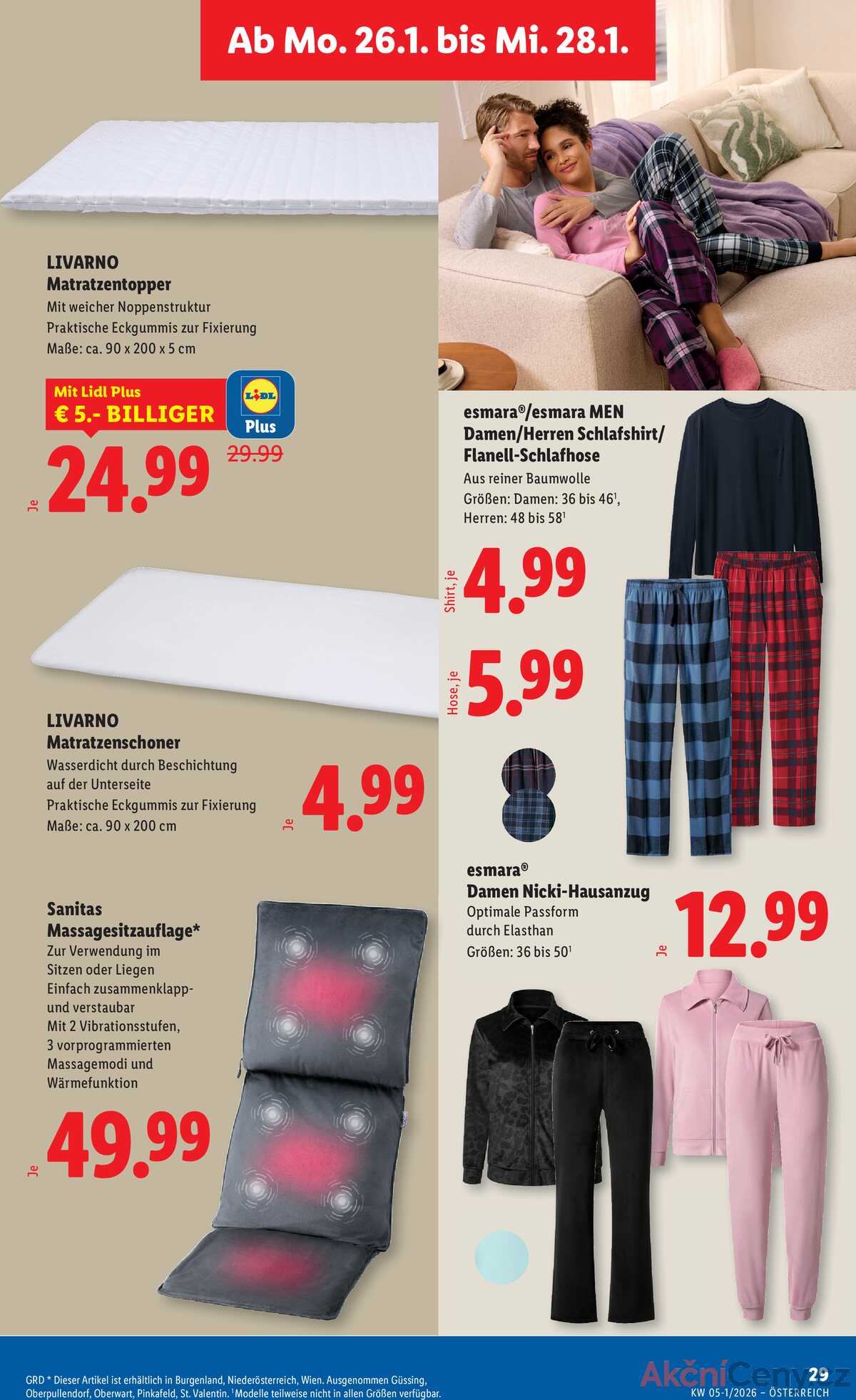 Leták Lidl Rakousko 22.1.-28.1.2026 strana 35
