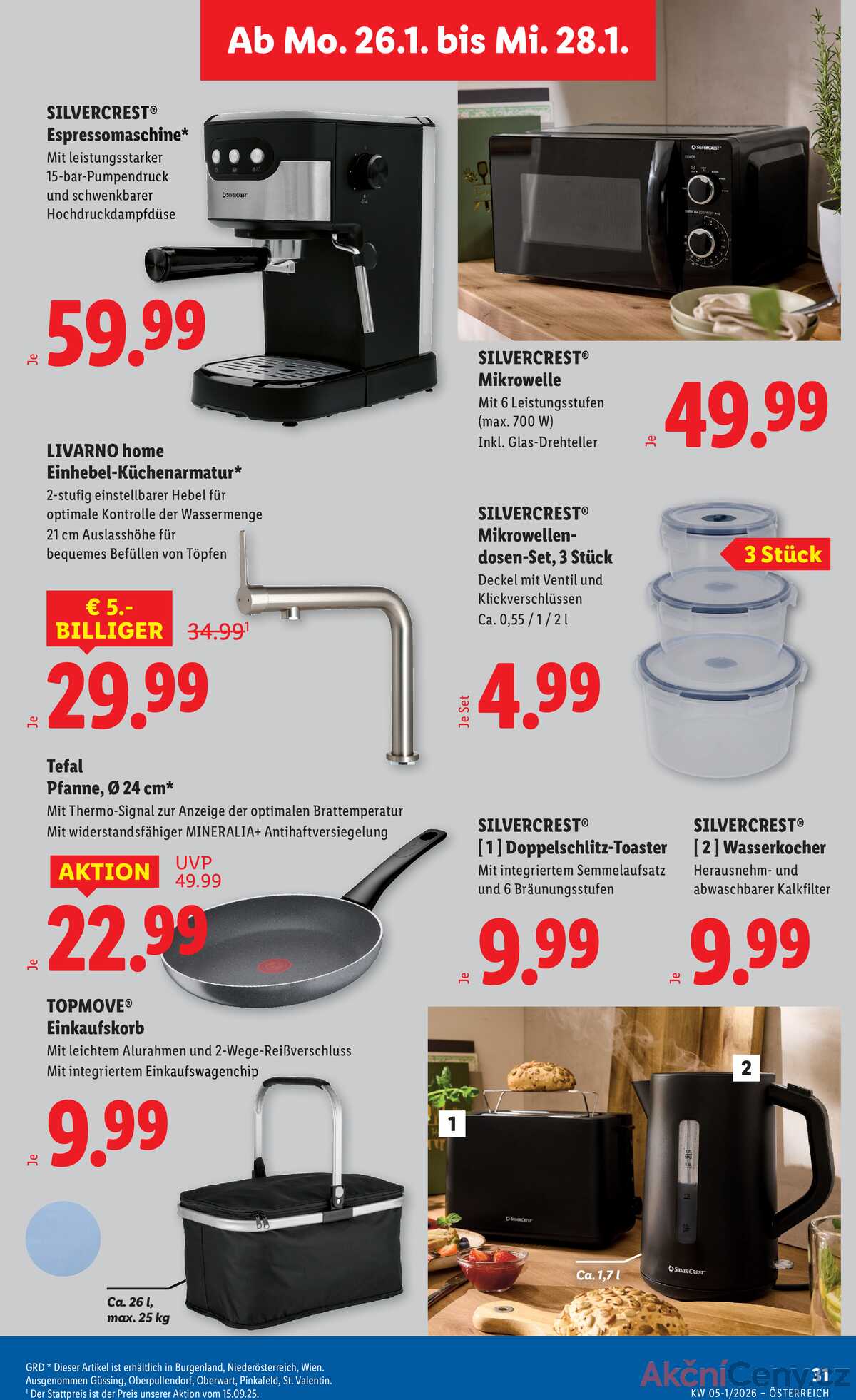 Leták Lidl Rakousko 22.1.-28.1.2026 strana 37