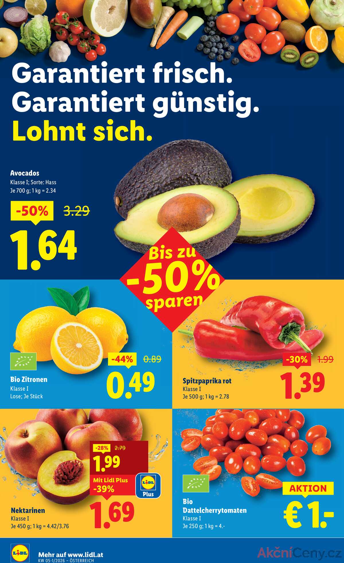 Leták Lidl Rakousko 22.1.-28.1.2026 strana 40