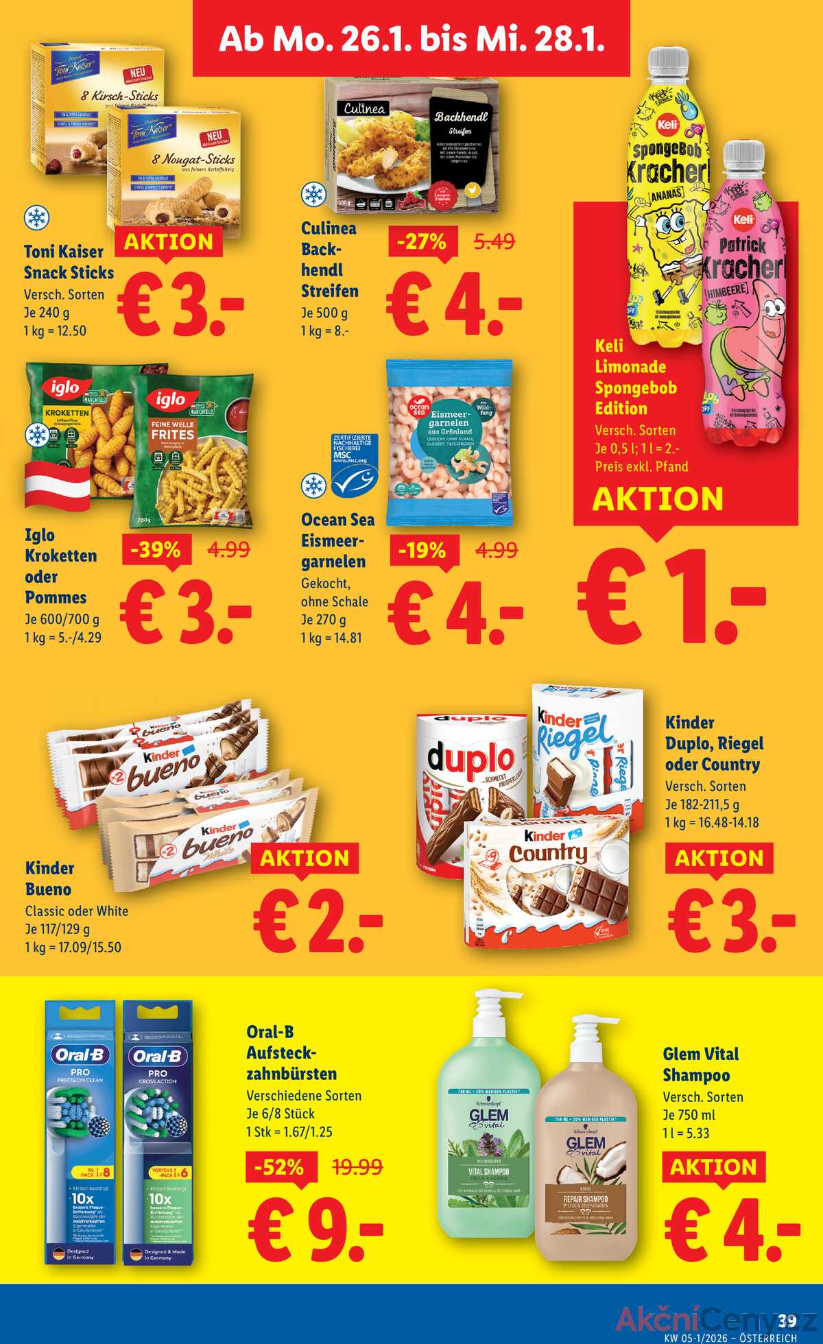 Leták Lidl Rakousko 22.1.-28.1.2026 strana 45