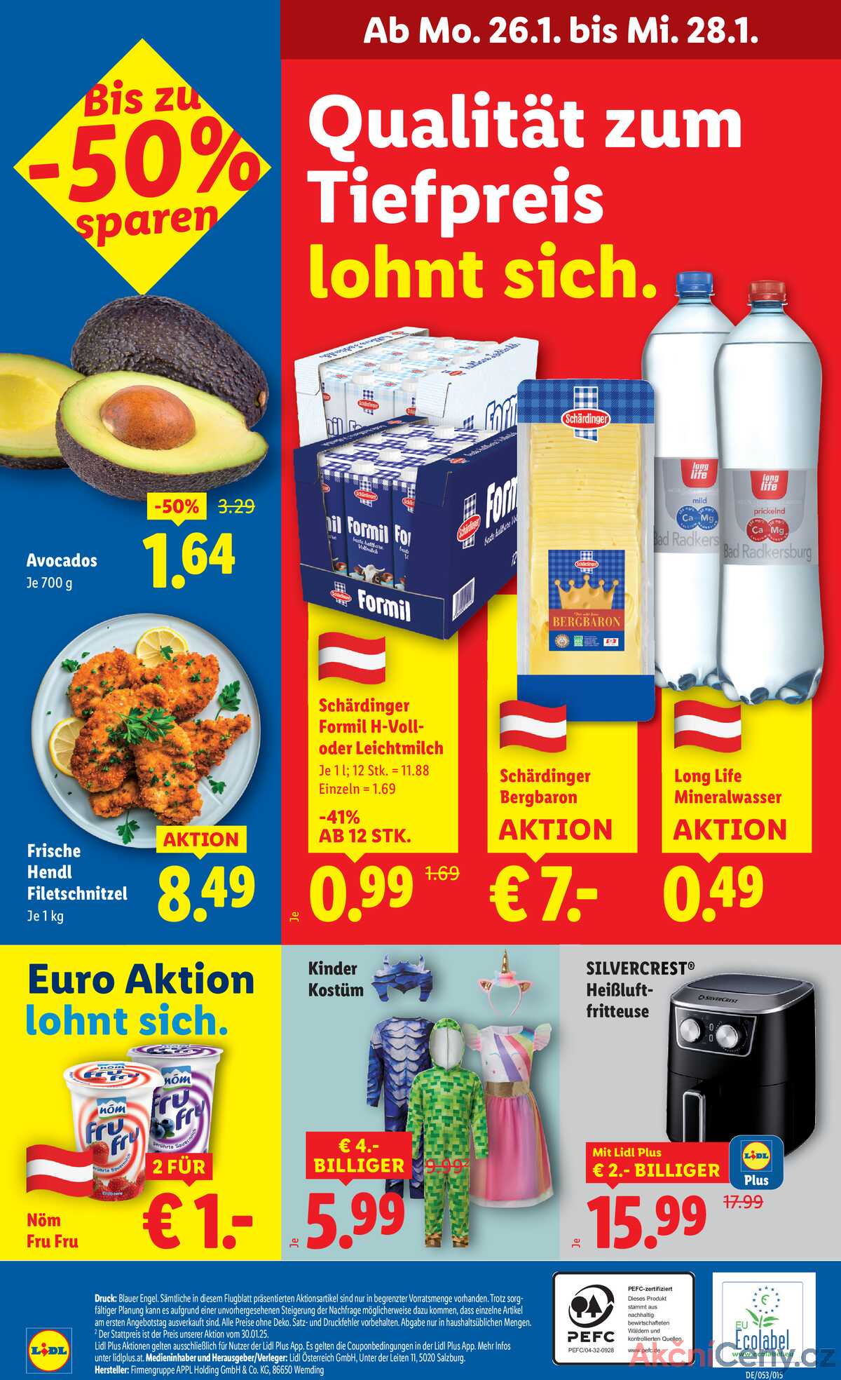 Leták Lidl Rakousko 22.1.-28.1.2026 strana 46