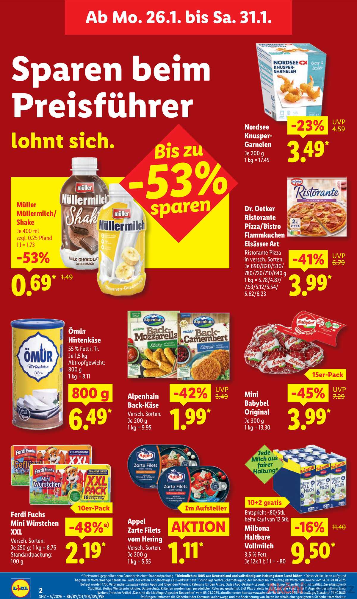 Leták Lidl Německo 26.1.-31.1.2026 strana 2