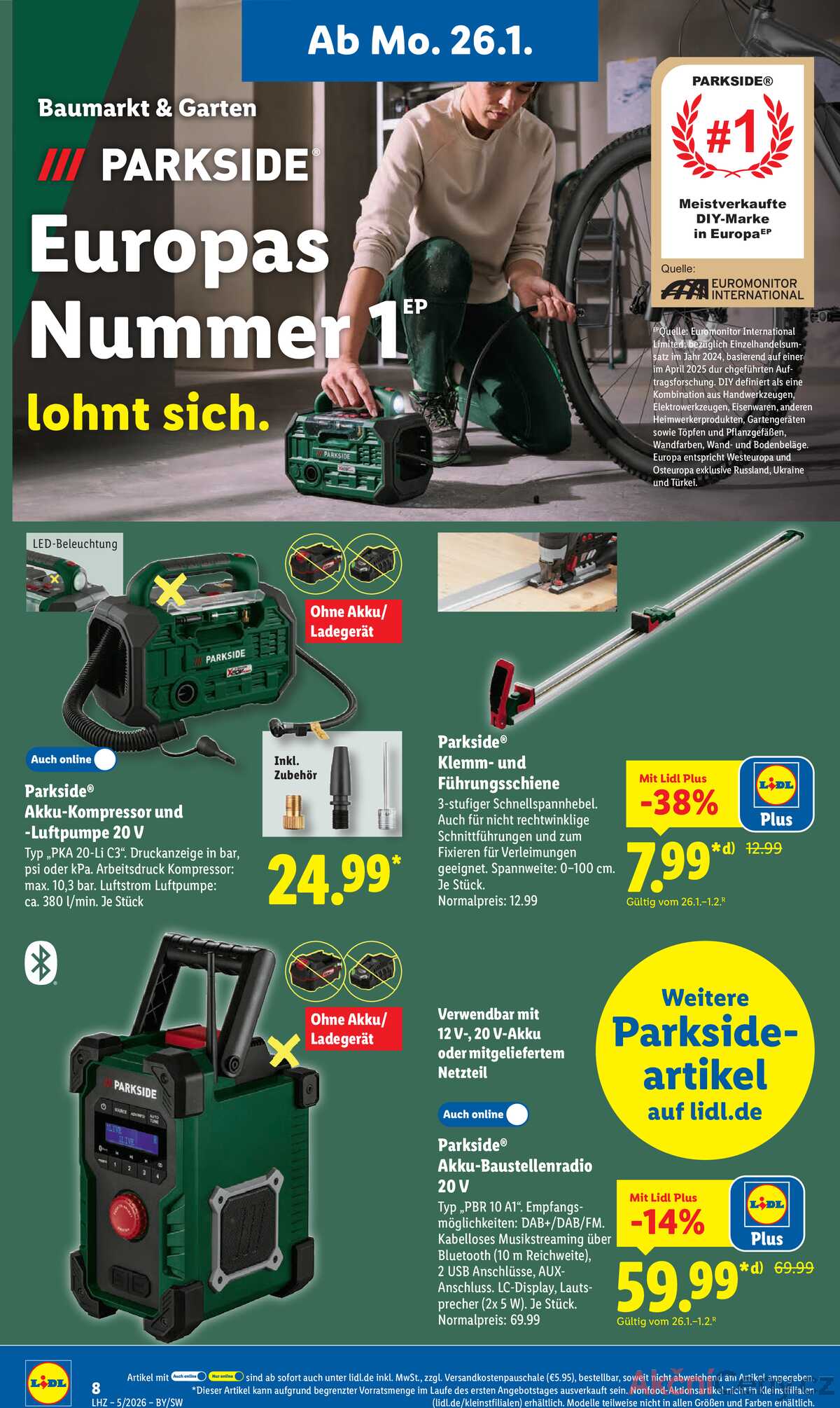 Leták Lidl Německo 26.1.-31.1.2026 strana 26