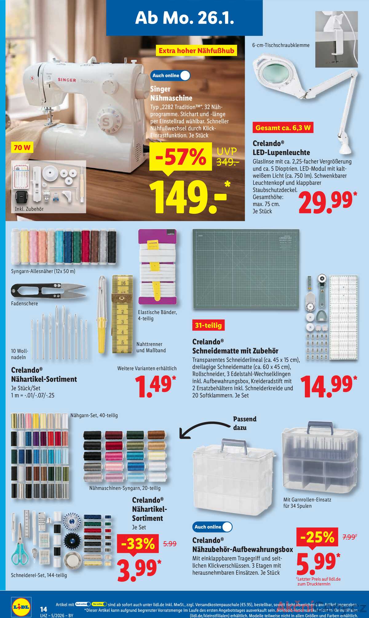 Leták Lidl Německo 26.1.-31.1.2026 strana 34