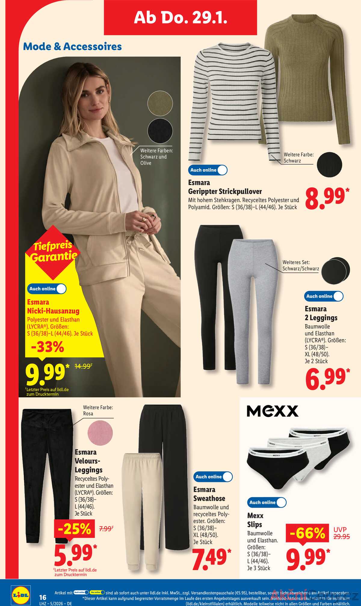 Leták Lidl Německo 26.1.-31.1.2026 strana 36