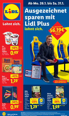 Leták Lidl Německo 26.1.-31.1.2026