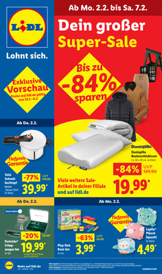 Leták Lidl Německo 2.2.-7.2.2026