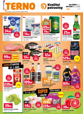 Terno Zlín, Prachatice, Český Krumlov, Tábor, Strakonice, Blatná 21.1. - 27.1.