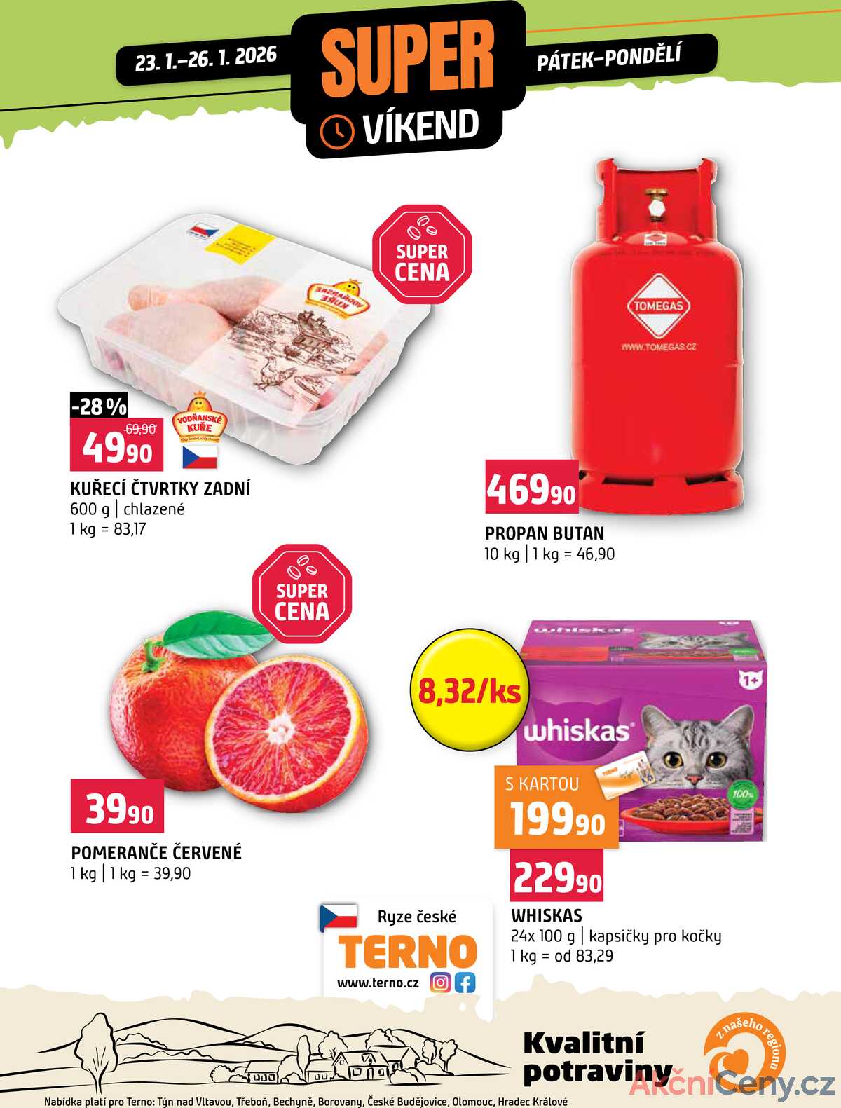 Terno Víkendová akce od 23.1. do 26.1.2026 strana 1