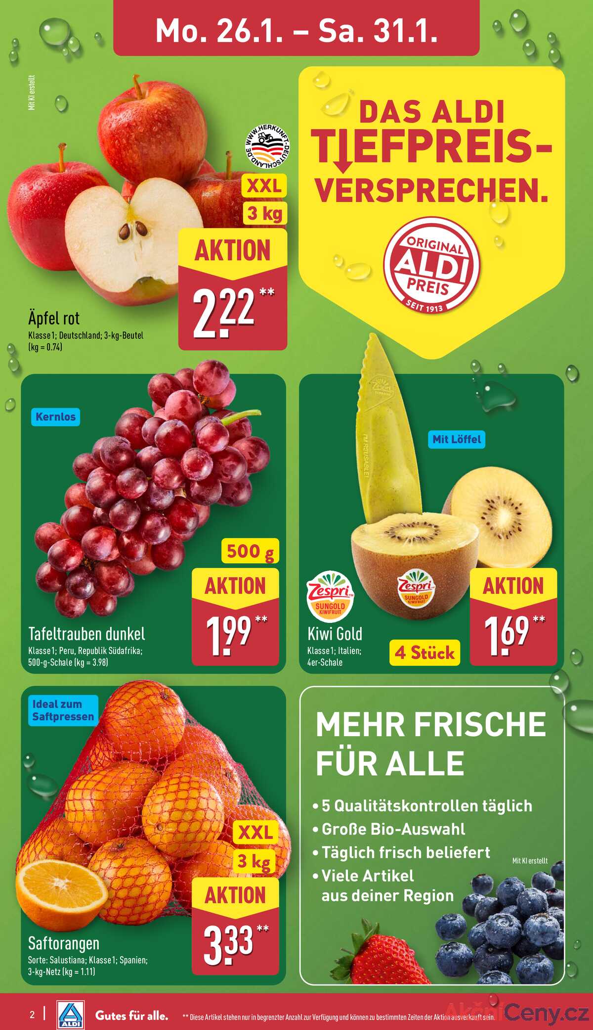 Leták ALDI Německo 26.1.-1.2.2026 strana 2