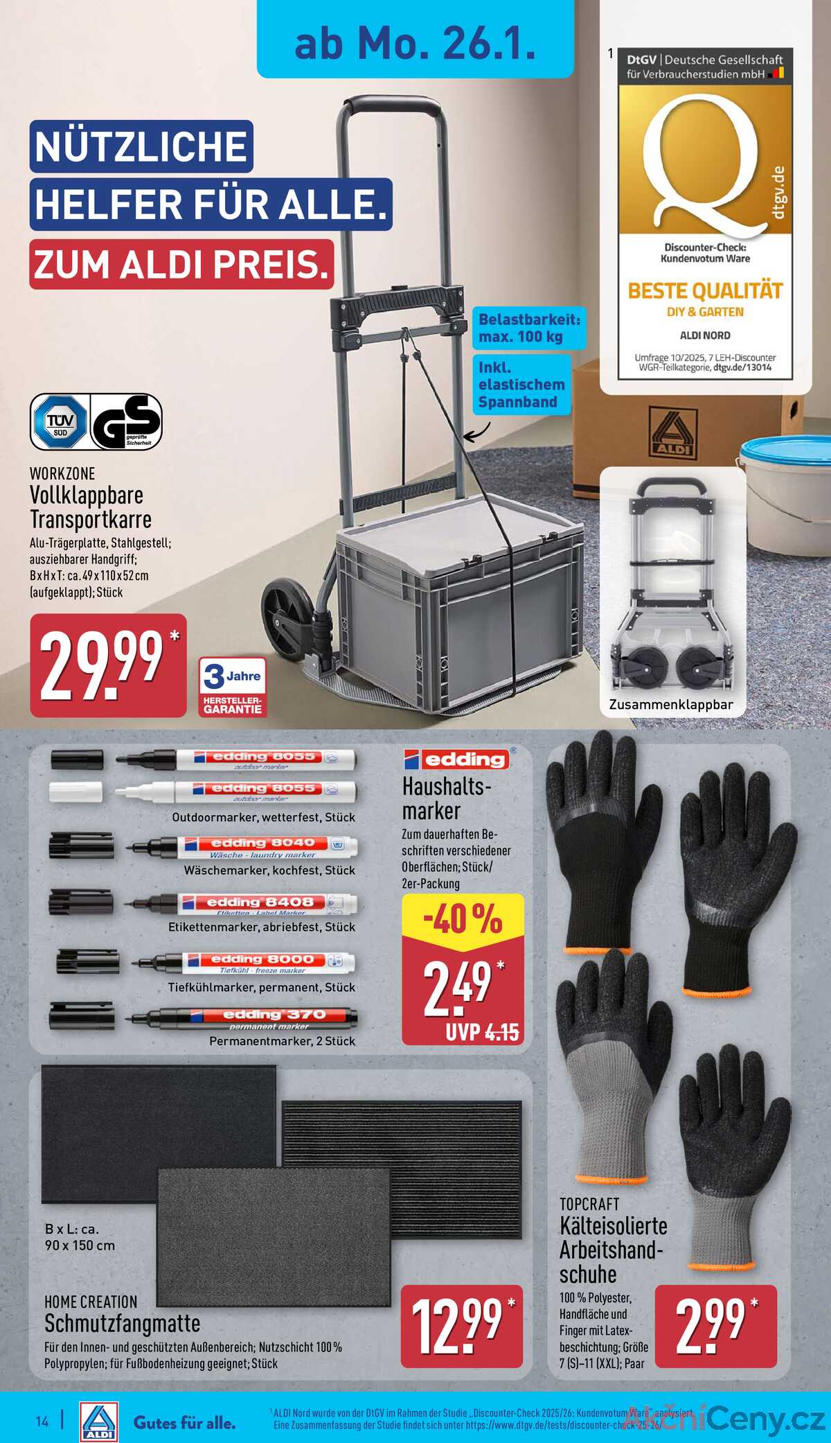 Leták ALDI Německo 26.1.-1.2.2026 strana 16