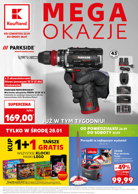 Leták Kaufland Polsko 22.1.-28.1.2026