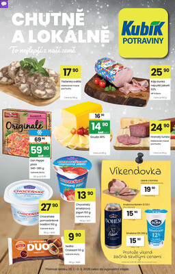 Kubík potraviny letáky