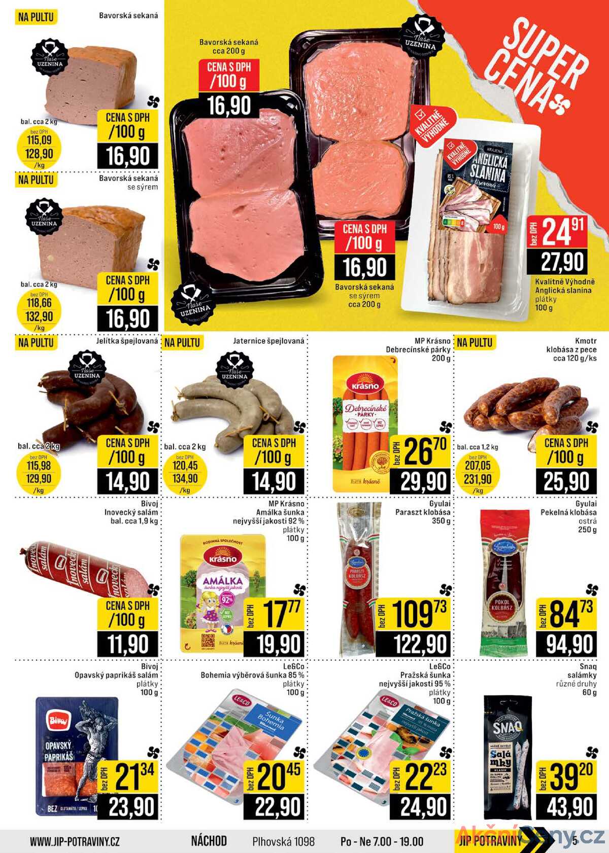 JIP Cash & Carry Brno, Praha, Ostrava, Jilemnice, Pardubice, Ostrava, Karlovy Vary, Olomouc a Zlín od 21.1. do 27.1.2026 strana 5