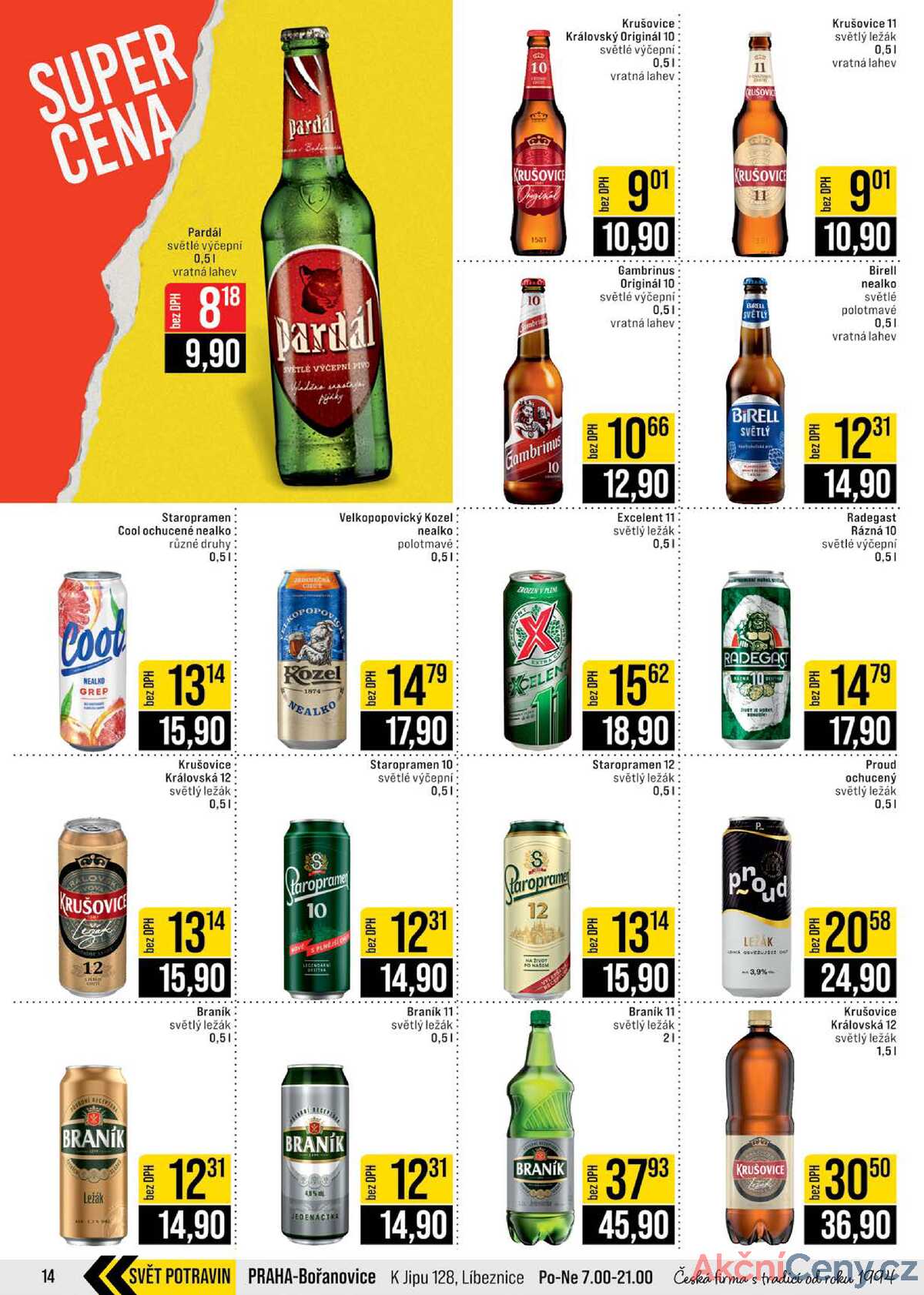 JIP Cash & Carry Brno, Praha, Ostrava, Jilemnice, Pardubice, Ostrava, Karlovy Vary, Olomouc a Zlín od 21.1. do 27.1.2026 strana 14