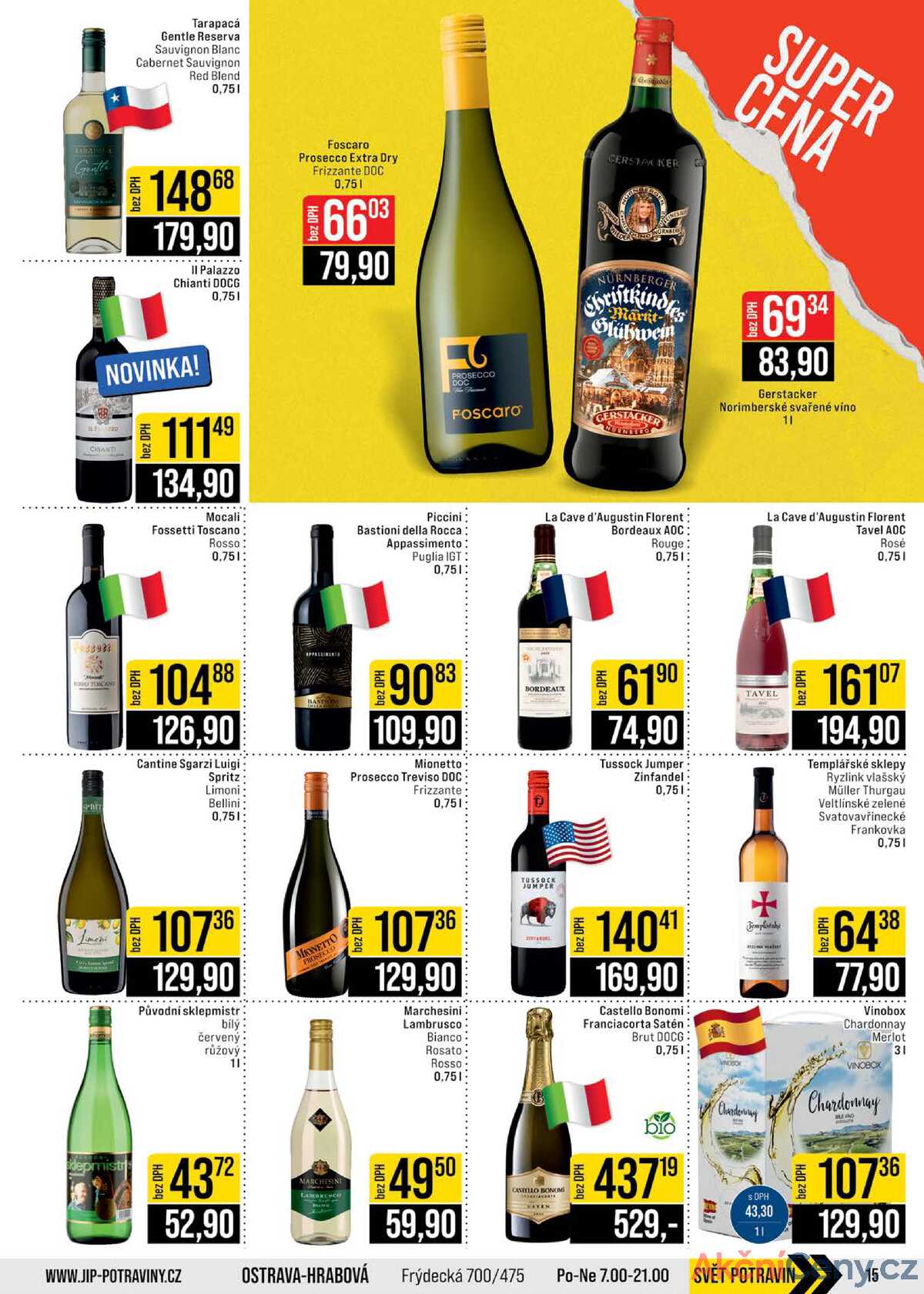 JIP Cash & Carry Brno, Praha, Ostrava, Jilemnice, Pardubice, Ostrava, Karlovy Vary, Olomouc a Zlín od 21.1. do 27.1.2026 strana 15