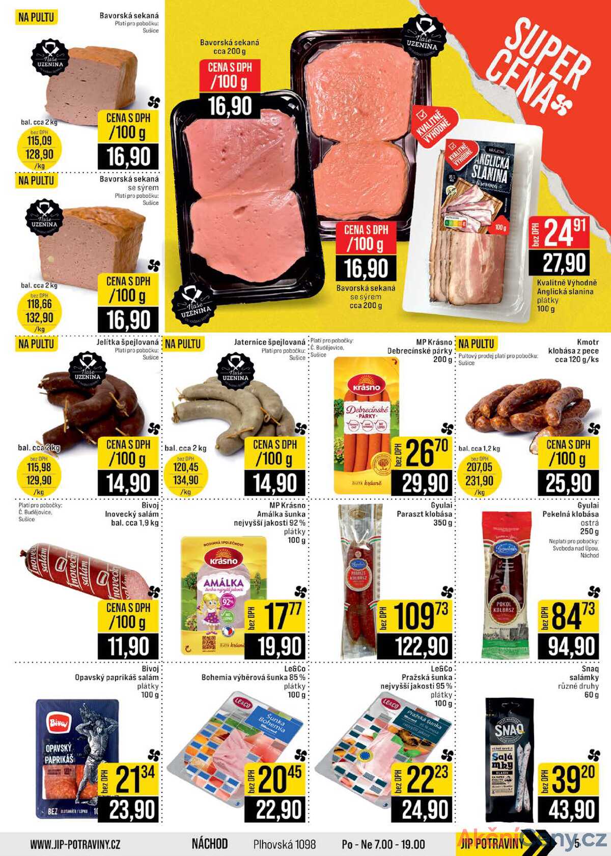 JIP Cash & Carry České Budějovice, Most, Náchod, Polička, Sušice a Svoboda nad Úpou od 21.1. do 27.1.2026 strana 5