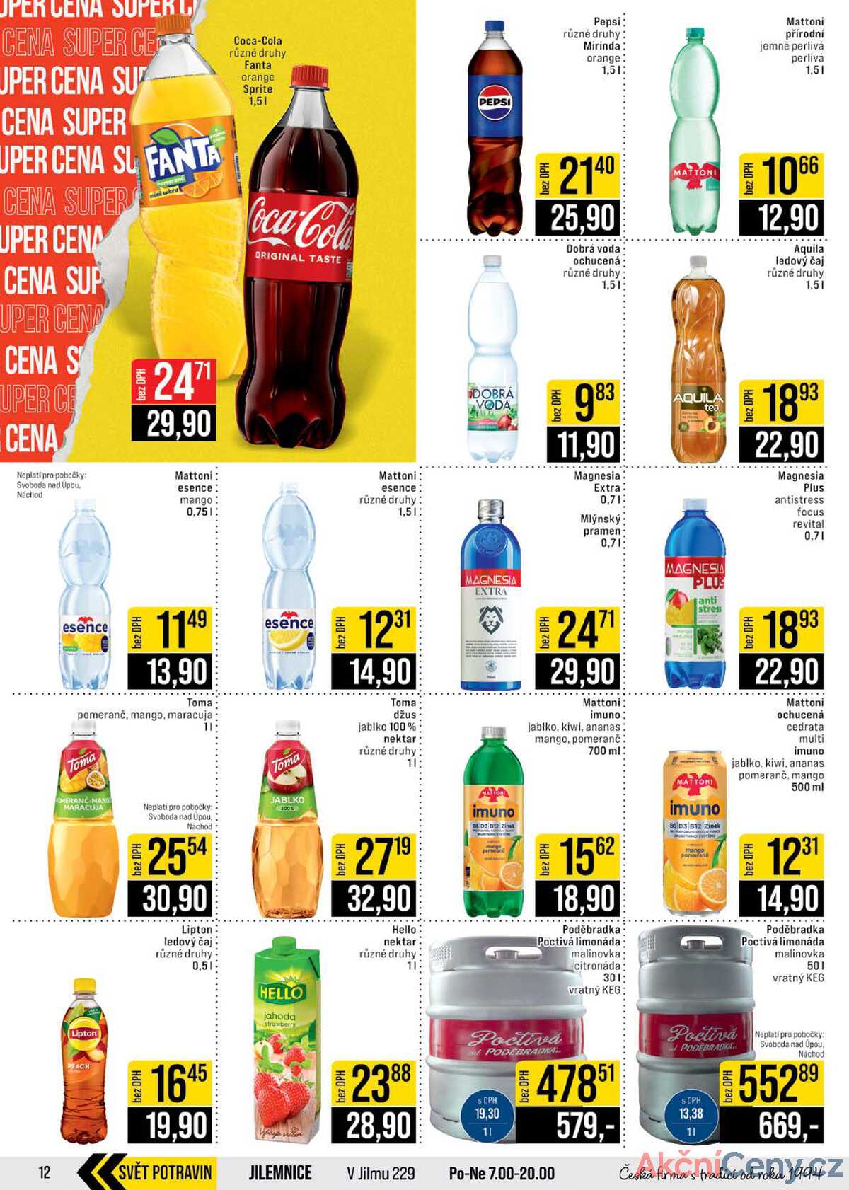 JIP Cash & Carry České Budějovice, Most, Náchod, Polička, Sušice a Svoboda nad Úpou od 21.1. do 27.1.2026 strana 12