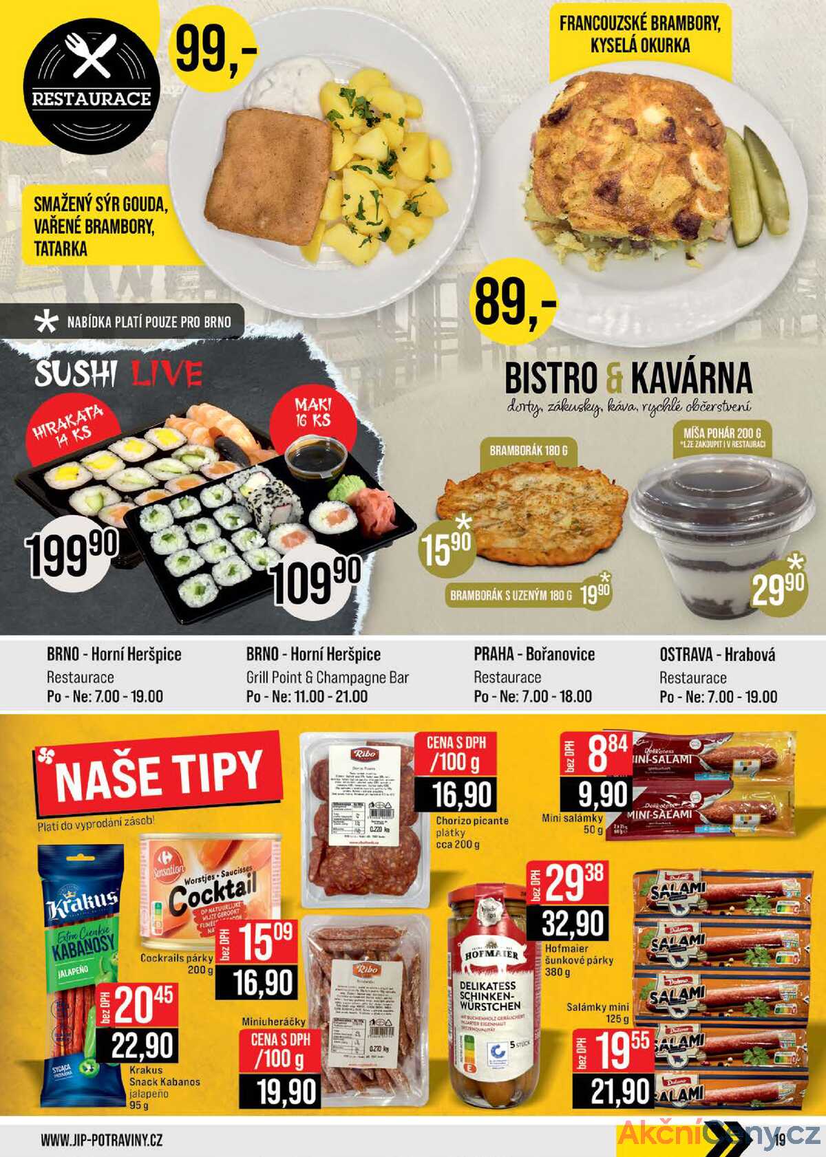 JIP Cash & Carry České Budějovice, Most, Náchod, Polička, Sušice a Svoboda nad Úpou od 21.1. do 27.1.2026 strana 19