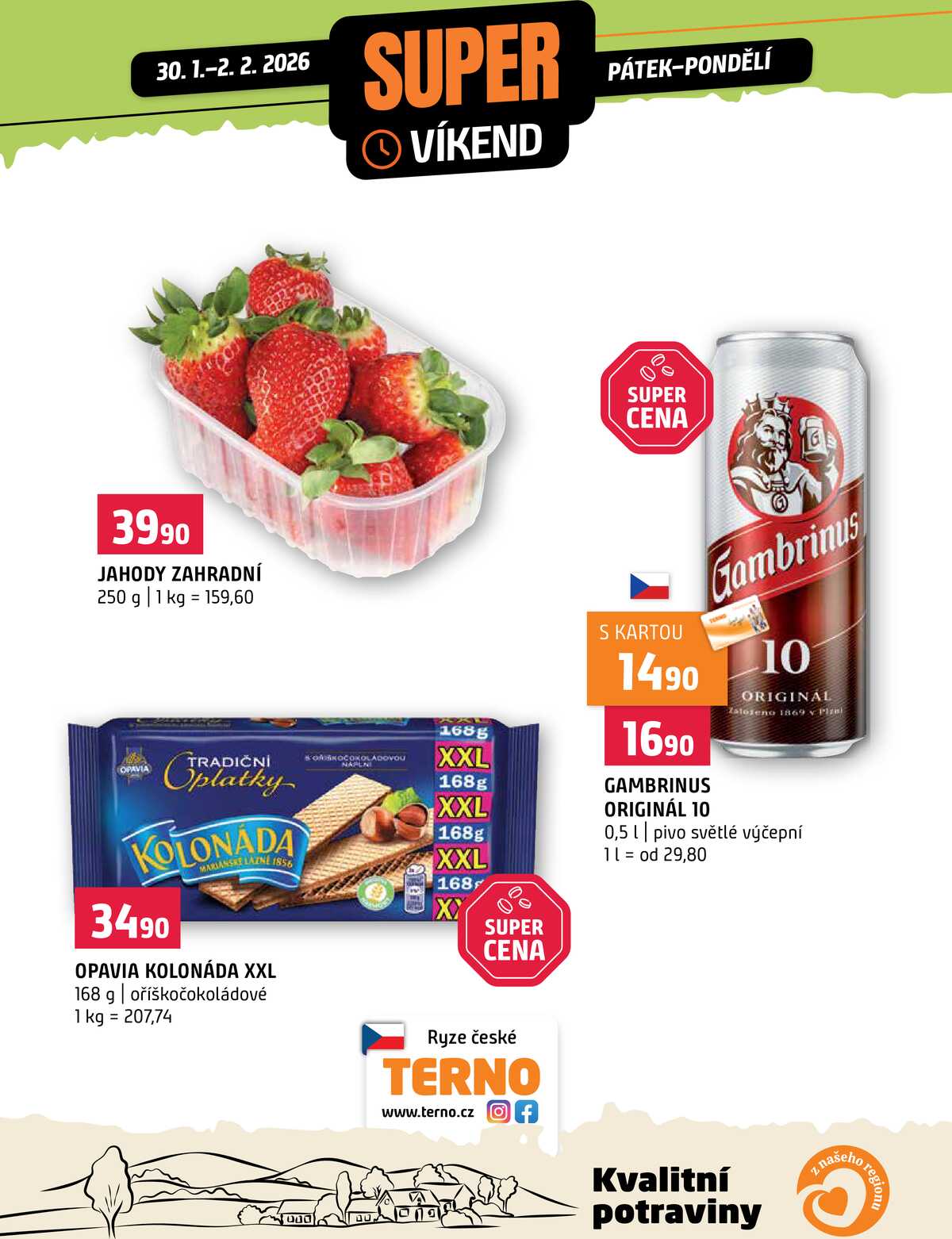 Terno Víkendová akce od 30.1. do 2.2.2026 strana 1