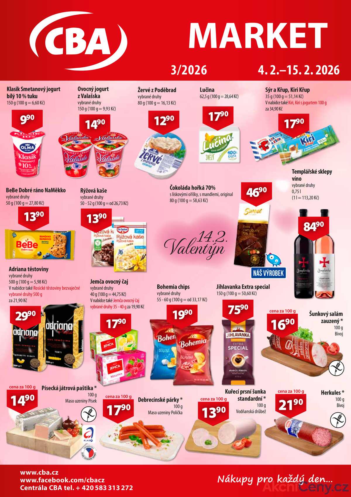 CBA Market od 4.2. do 15.2.2026 strana 1