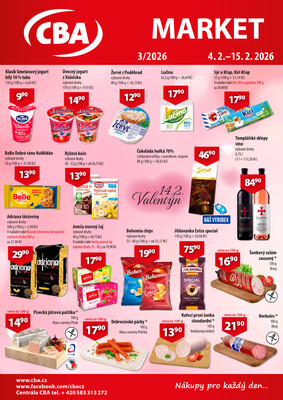 CBA prodejní družstvo letáky