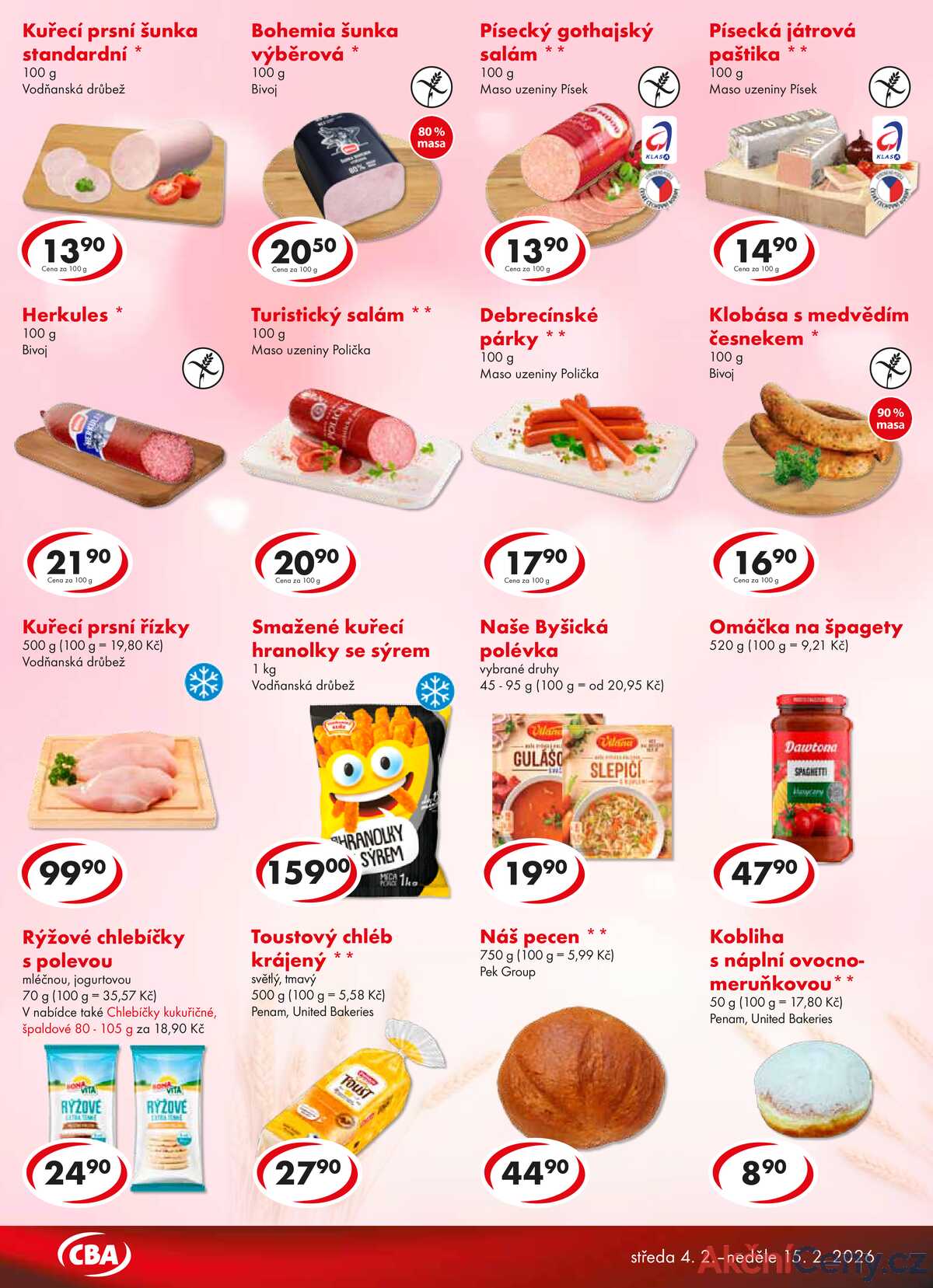 CBA potraviny od 4.2. do 15.2.2026 strana 3