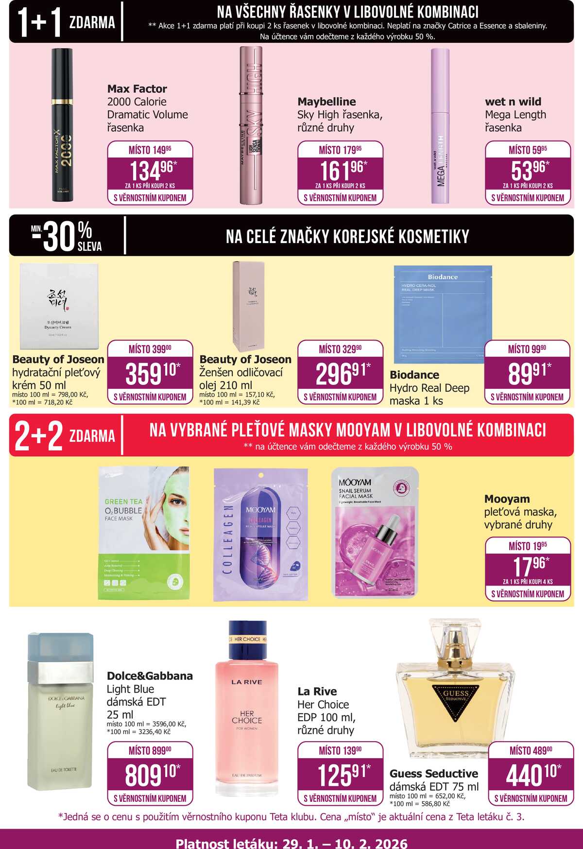 Teta drogerie Teta klub od 29.1. do 10.2.2026 strana 2