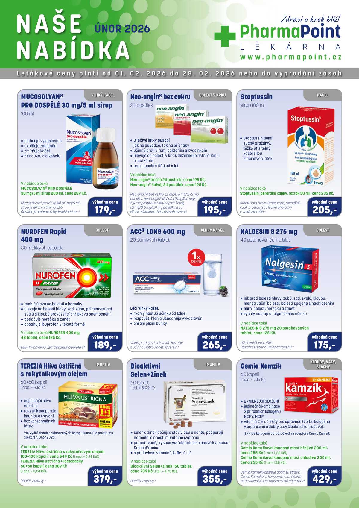 Pharma Point typ A od 1.2. do 28.2.2026 strana 1